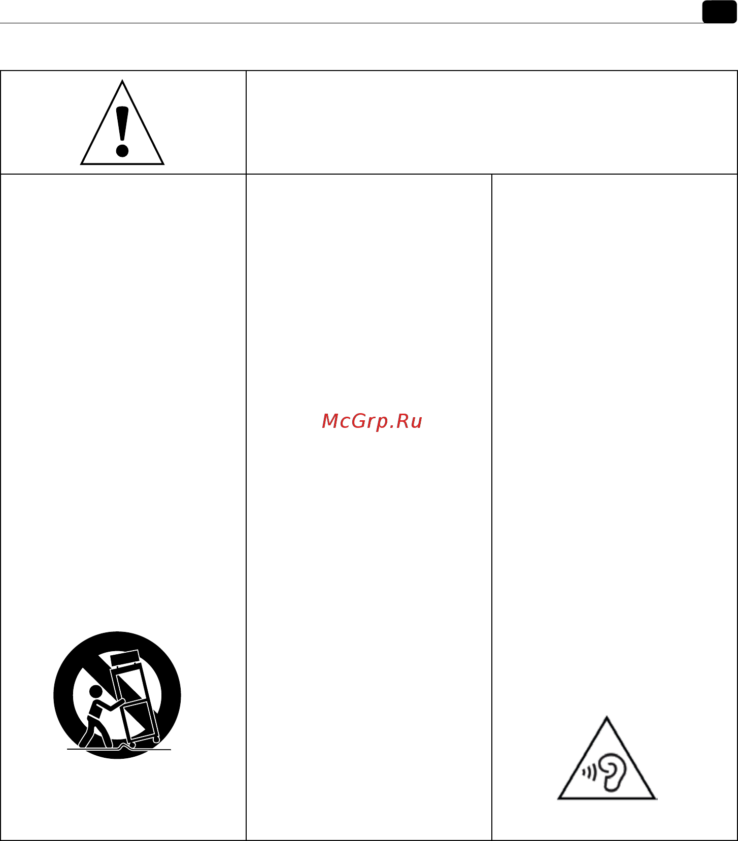 Focal Chora 806 Pack 2 Stands [20/60] Leggere prima dell uso importani precauzioni di sicurezza