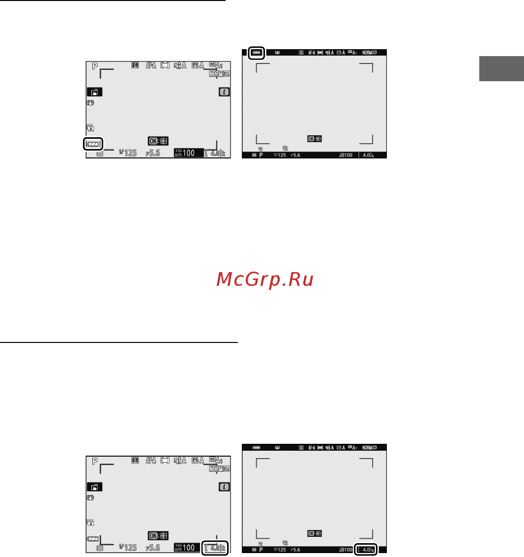 Nikon Z 50 + NIKKOR Z DX 16-50mm f/4.5-6.3 VR [29/80] Уровень заряда батареи