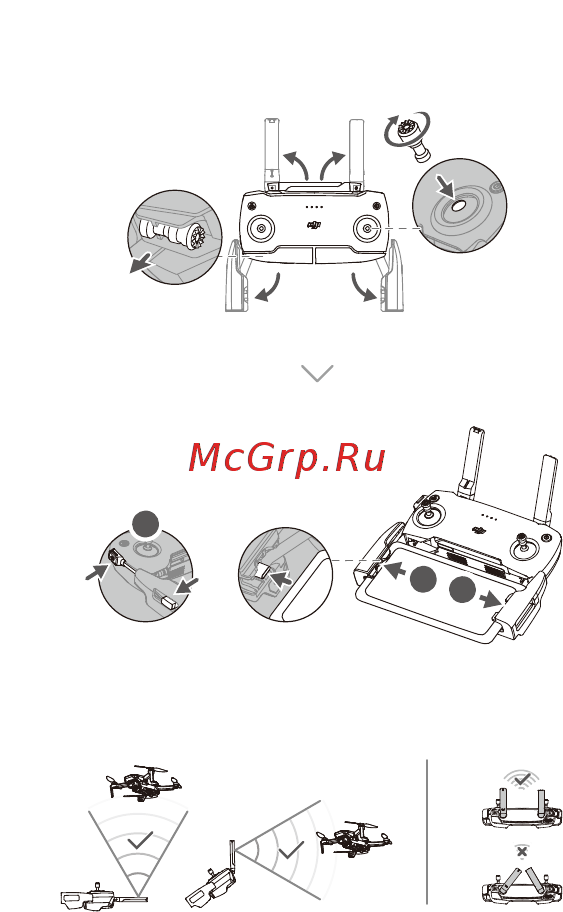DJI Mavic 2 Pro Smart Controller Инструкция по эксплуатации онлайн [4/6] 554631