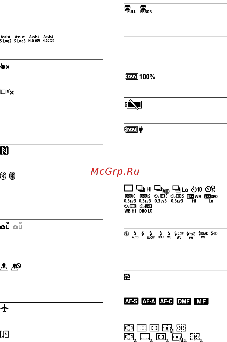 Sony A7R Mark IV Body (ILCE-7RM4) Инструкция по эксплуатации онлайн [268/679] 554673
