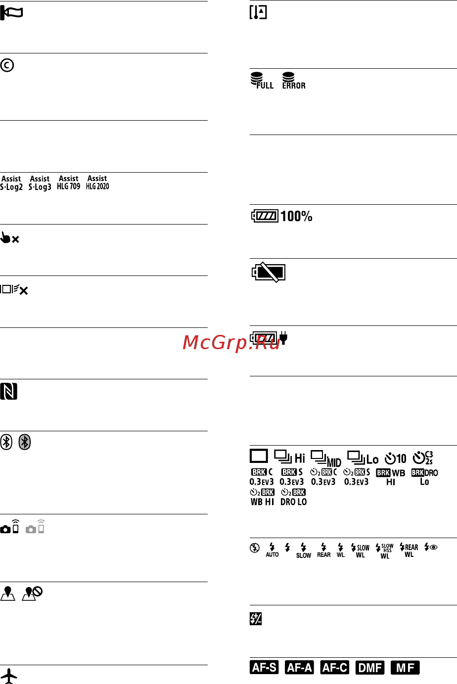 Sony A7R Mark IV Body (ILCE-7RM4) Инструкция по эксплуатации онлайн [440/679] 554673