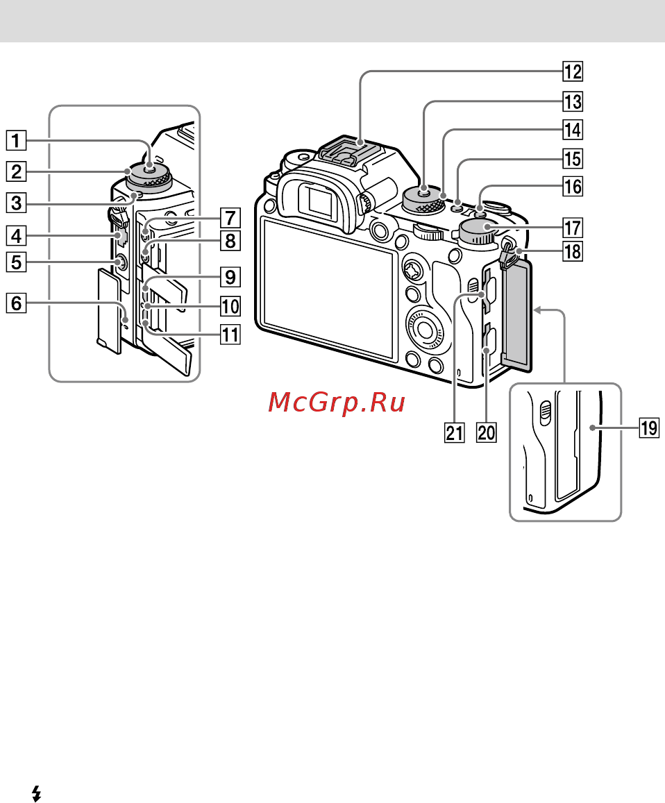 Sony A9 Body (ILCE-9) [12/707] Top side side view