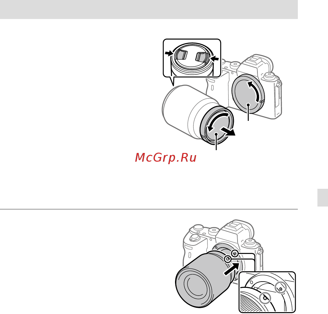 Sony A9 Body (ILCE-9) [227/707] Schritt 4 anbringen eines objektivs