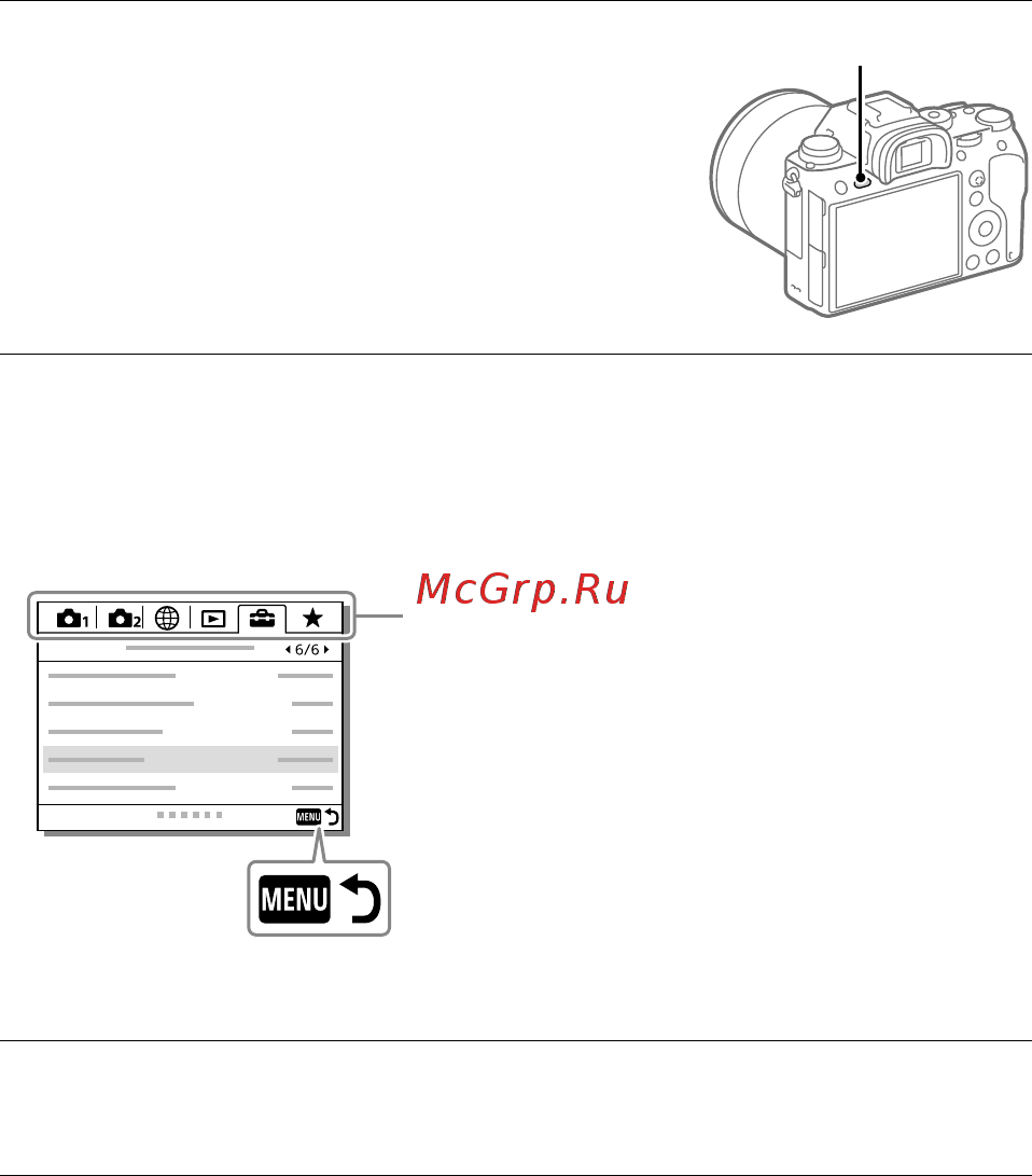Sony A9 Body (ILCE-9) [502/707] Korzystanie z opcji menu