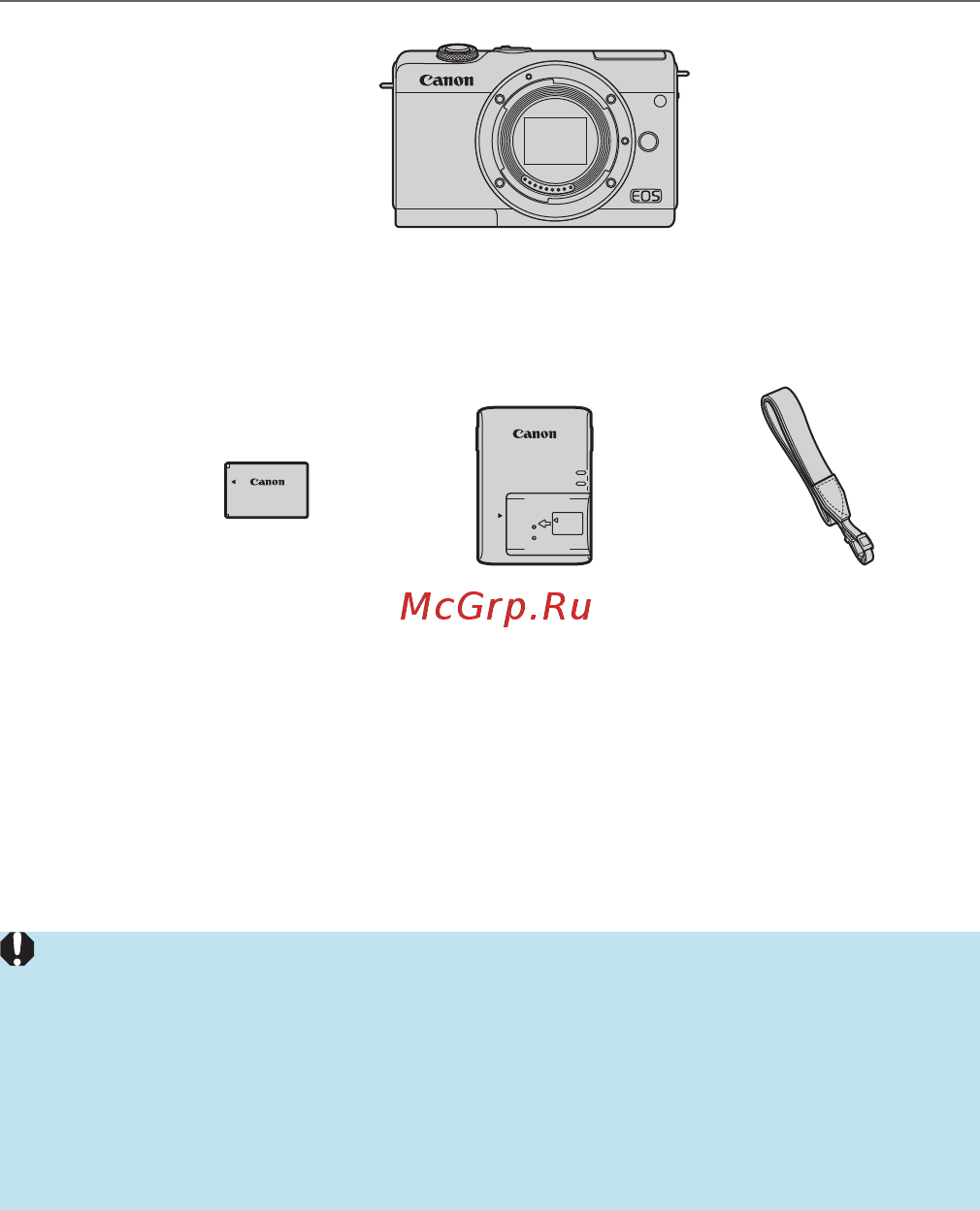 Canon EOS M200 WH M15-45 [3/520] Комплект поставки
