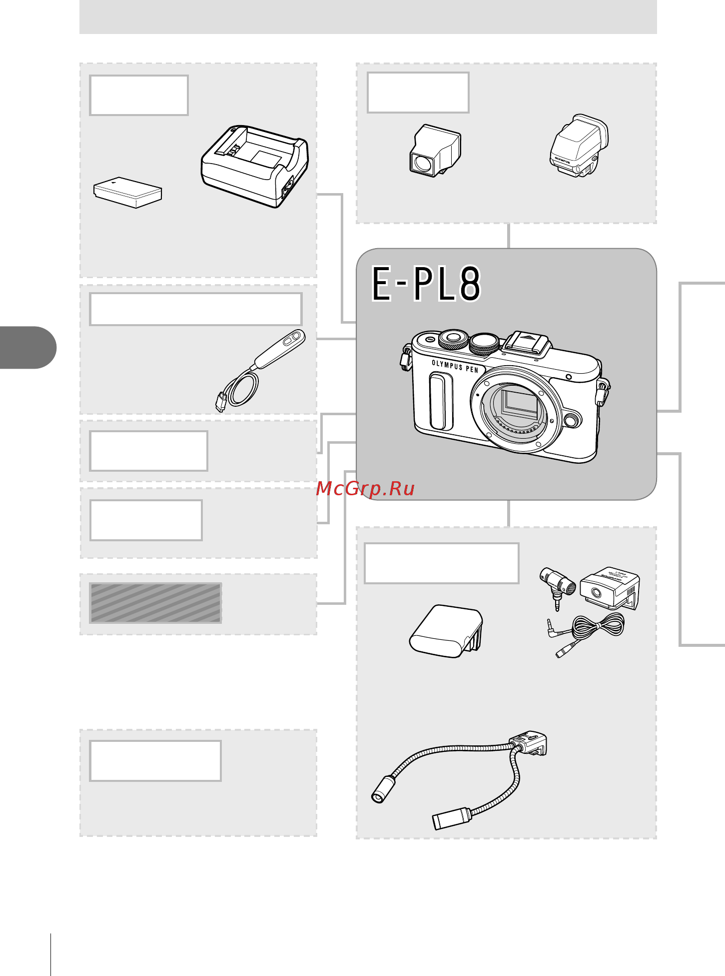 Olympus PEN E-PL8 Black 14-42 II R Black [130/216] Состав системы
