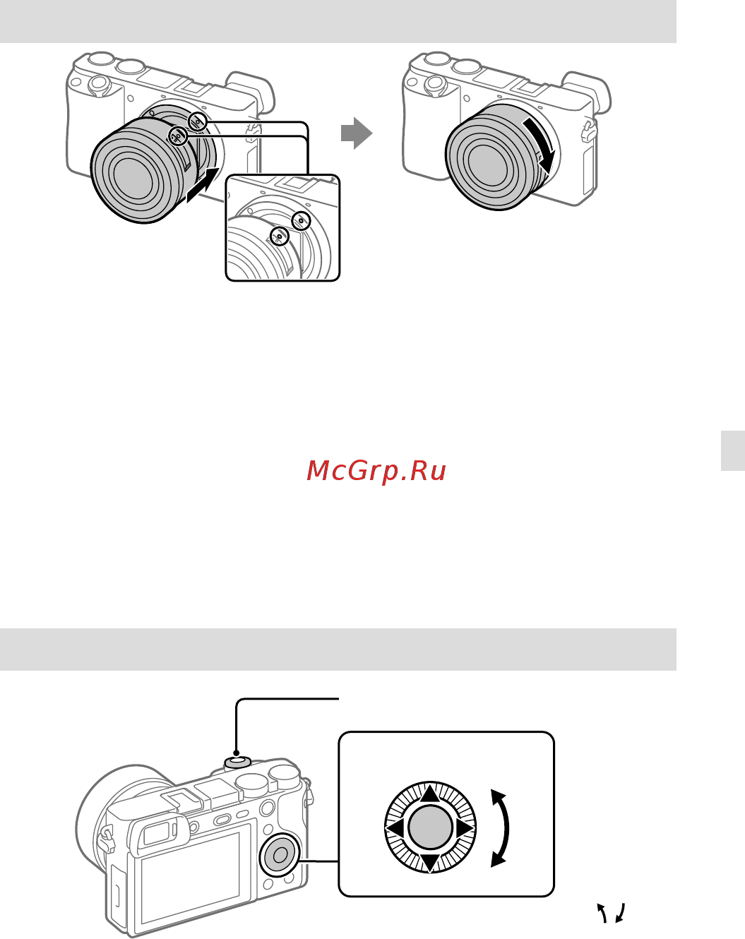Sony A6100 Body Black (ILCE-6100B) [29/171] Anbringen eines objektivs