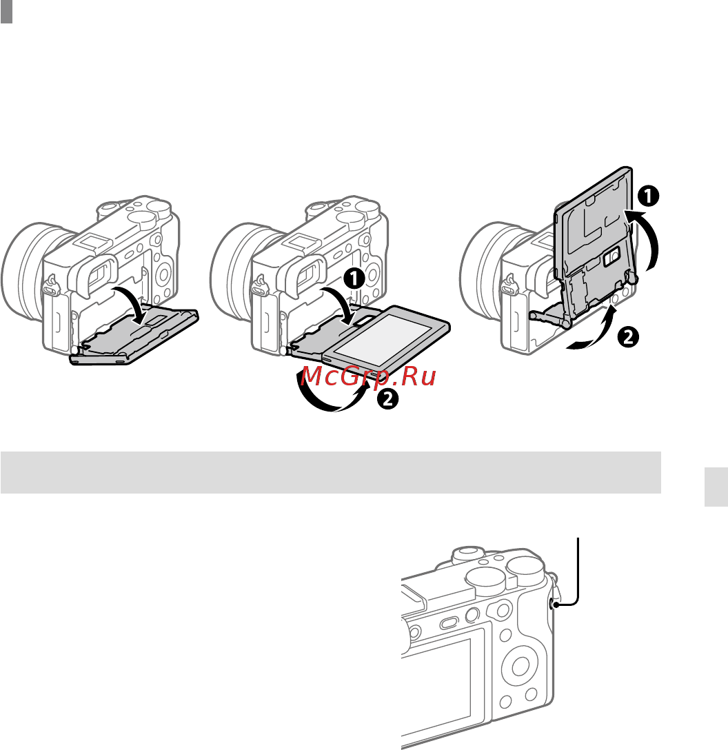 Sony A6600 + SEL18135 Black (ILCE-6600M/B) [43/171] Cambio del ángulo del monitor