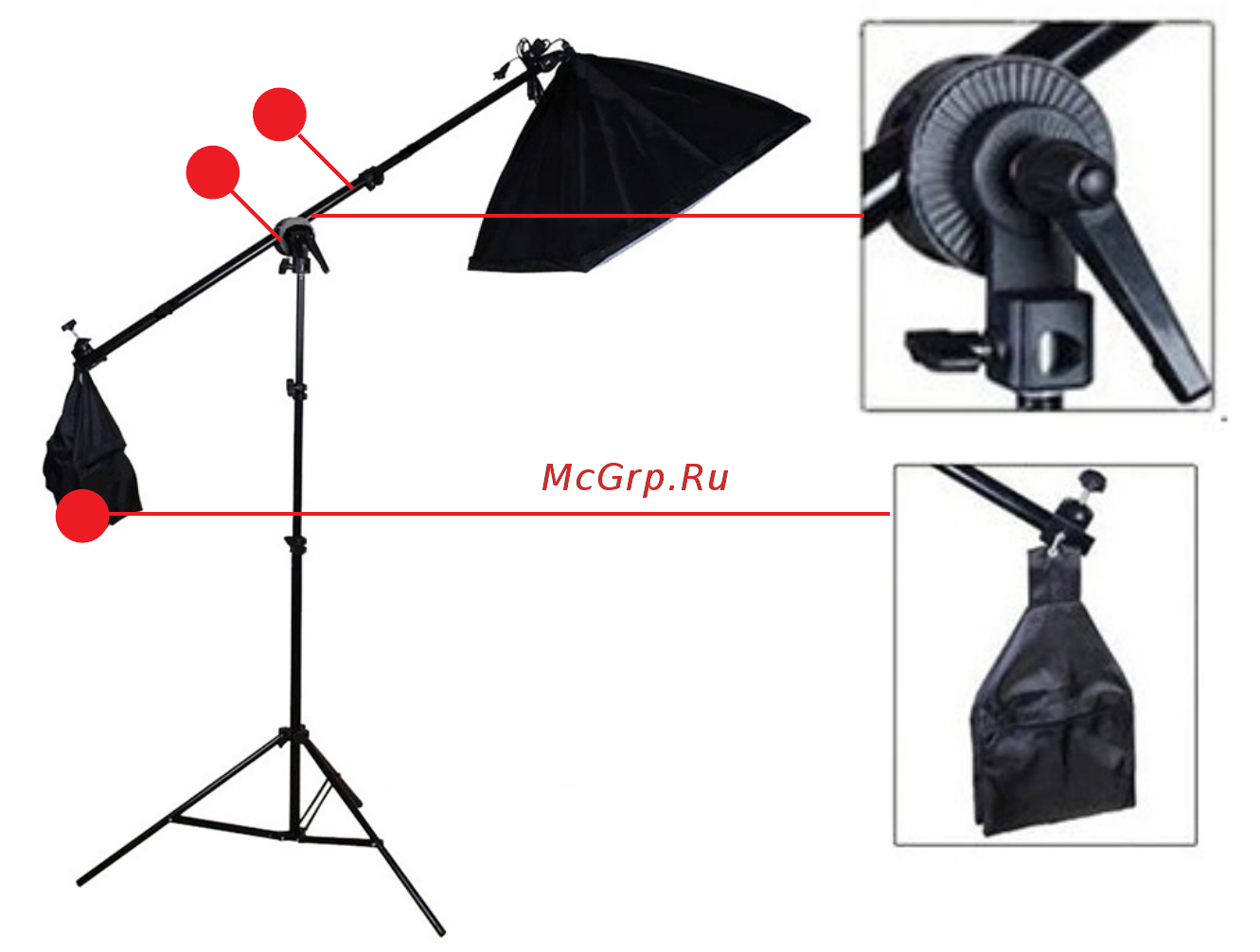 Rekam CL4-660-SB Boom Kit [5/12] Крепление штанги ls2 135