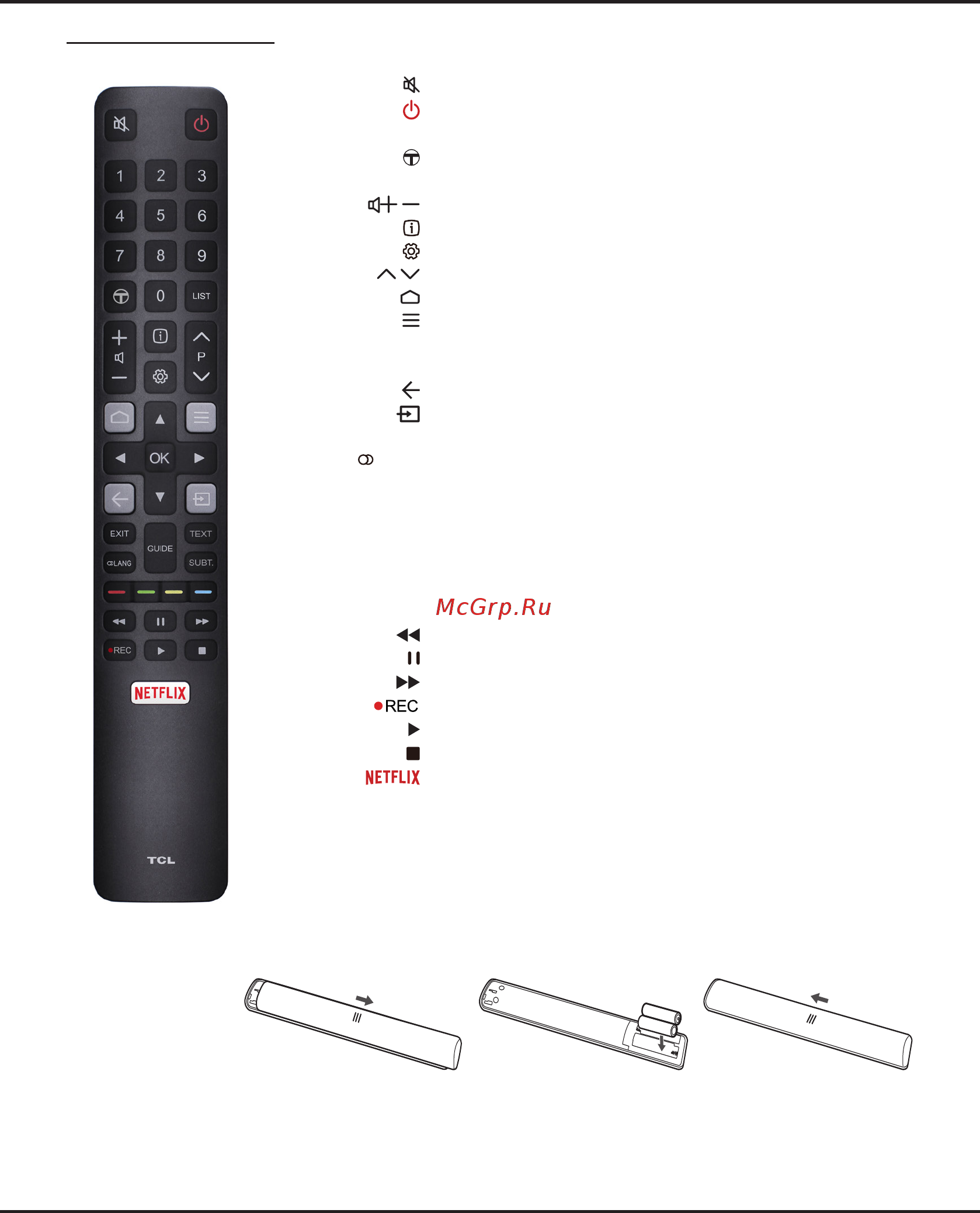Tcl L43P8US Инструкция по эксплуатации онлайн [8/46] 554984
