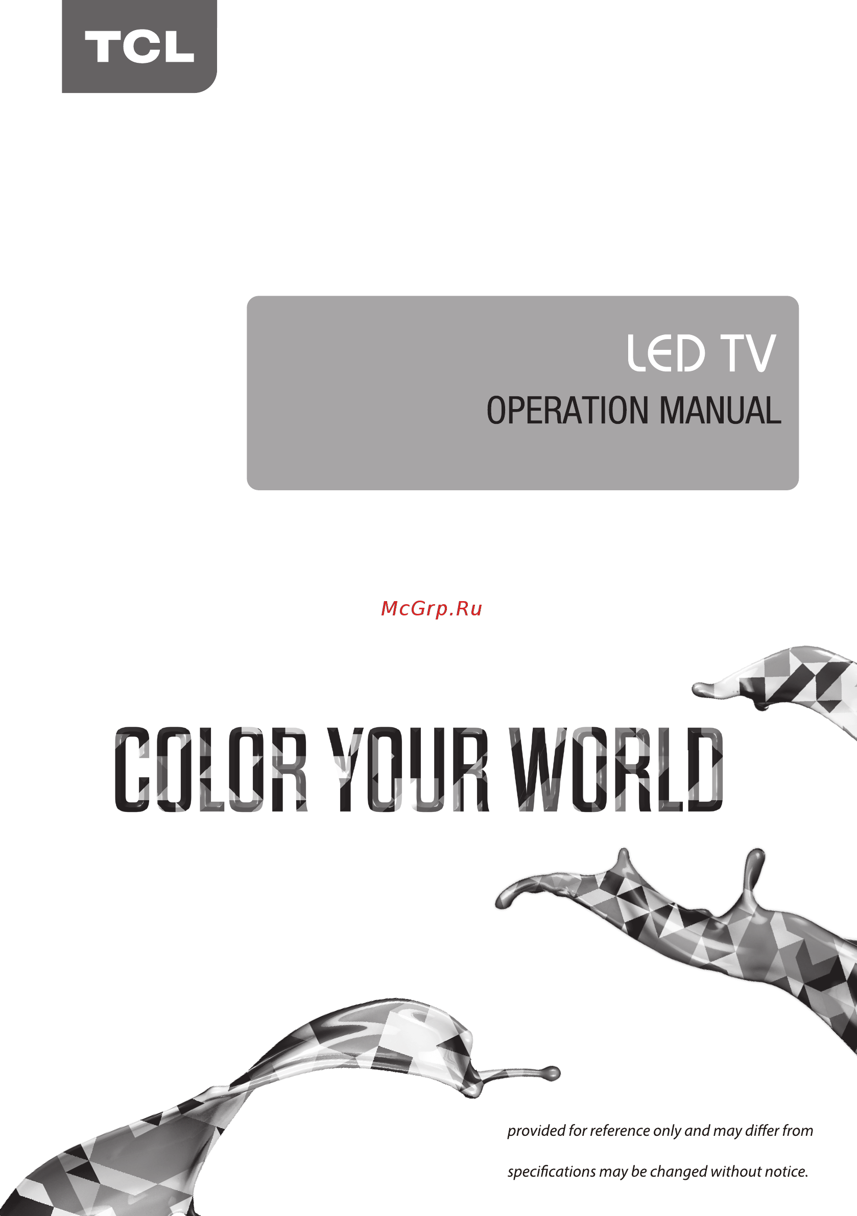 Tcl LED32D2910 Инструкция по эксплуатации онлайн [2/33] 554996