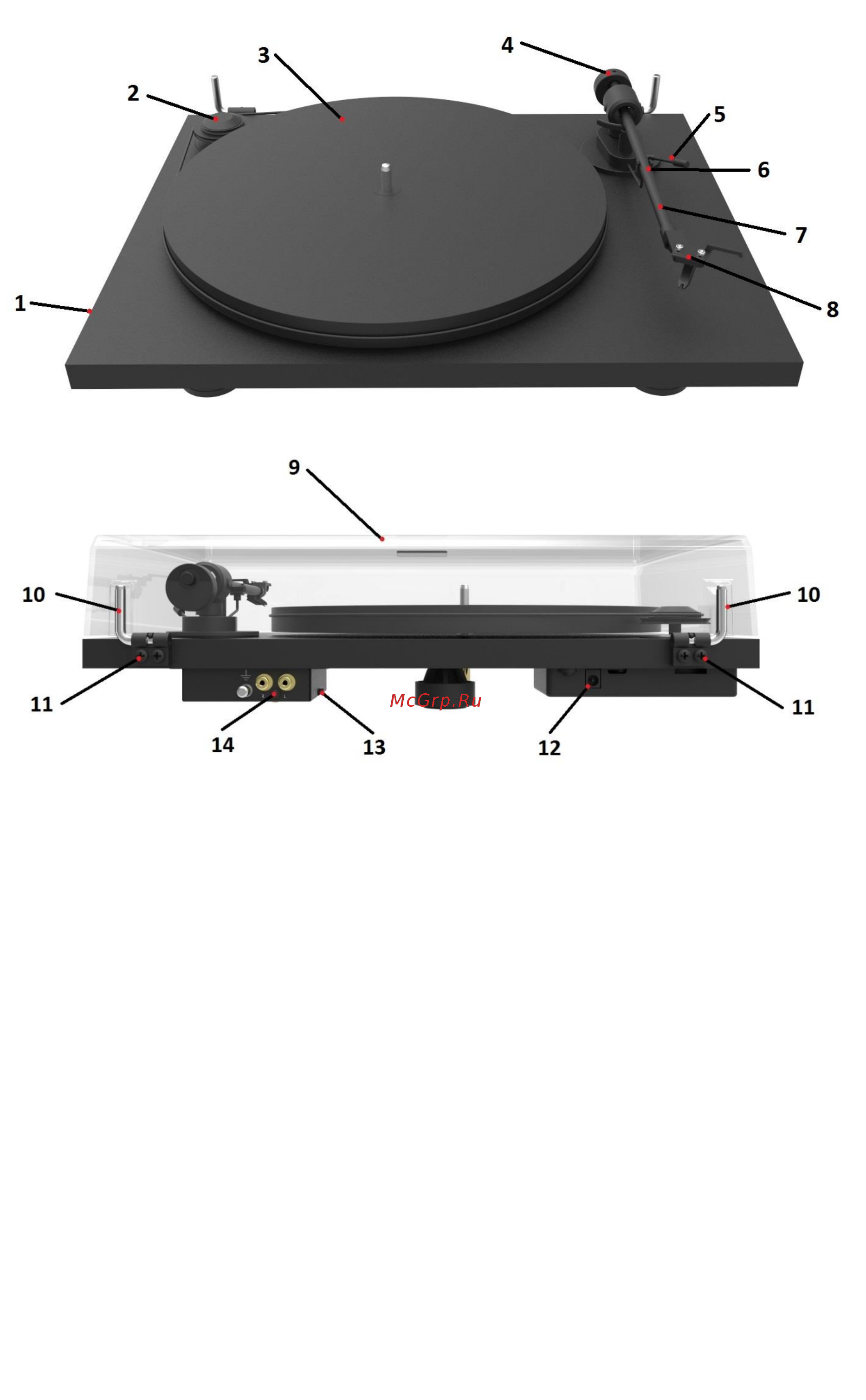 Pro-Ject Primary E Phono White OM NN Uni Инструкция по эксплуатации онлайн [2/9] 581947