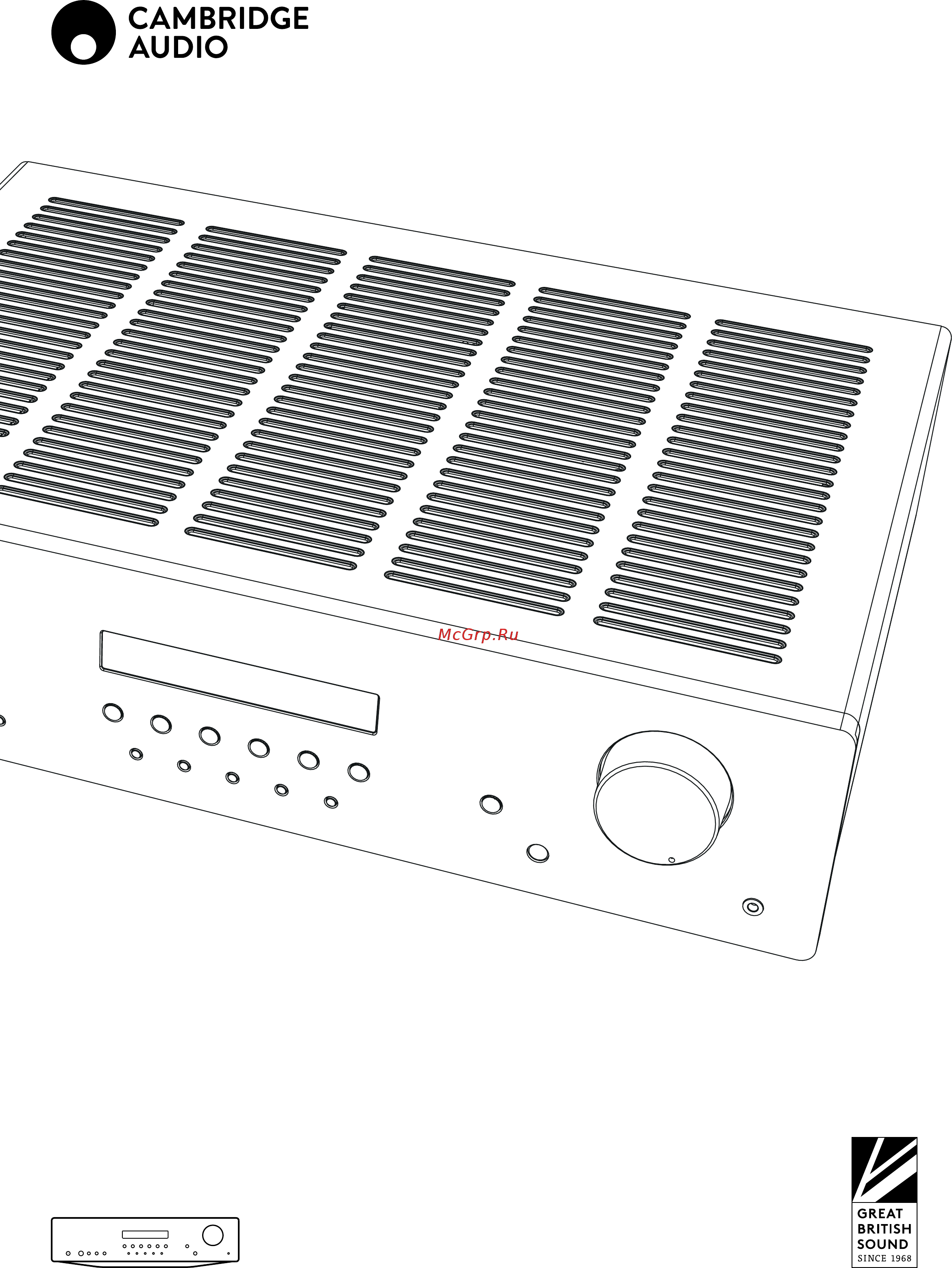 Cambridge Audio AXR85 Инструкция по эксплуатации онлайн