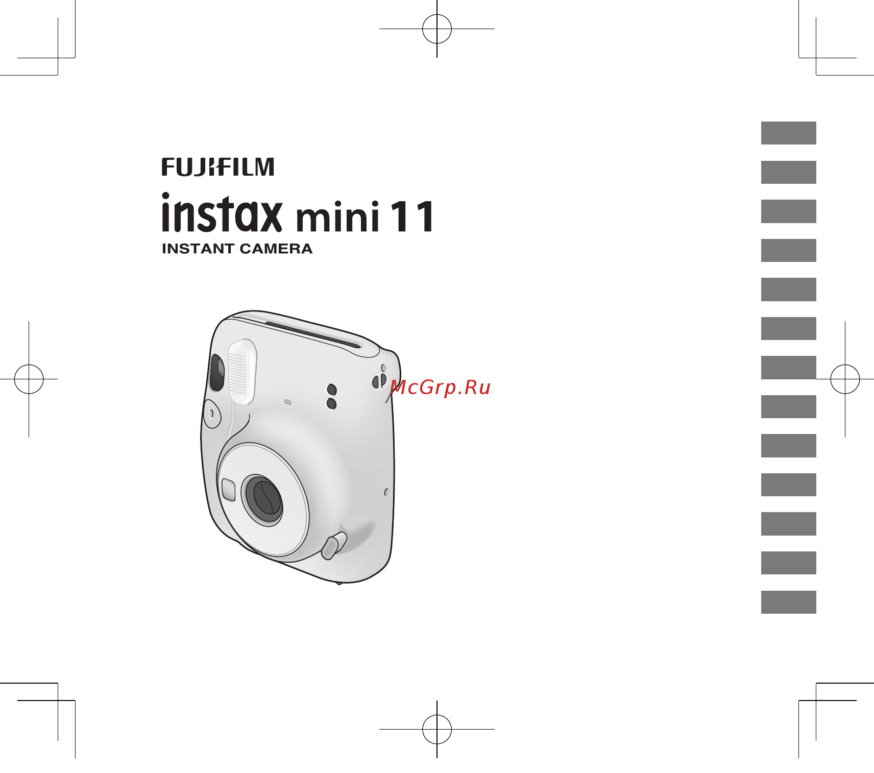 Fujifilm Instax Mini 11 Pink Инструкция по эксплуатации онлайн