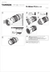 Tamron 70-180mm F/2.8 Di III VXD Sony FE (A056) Инструкция по эксплуатации