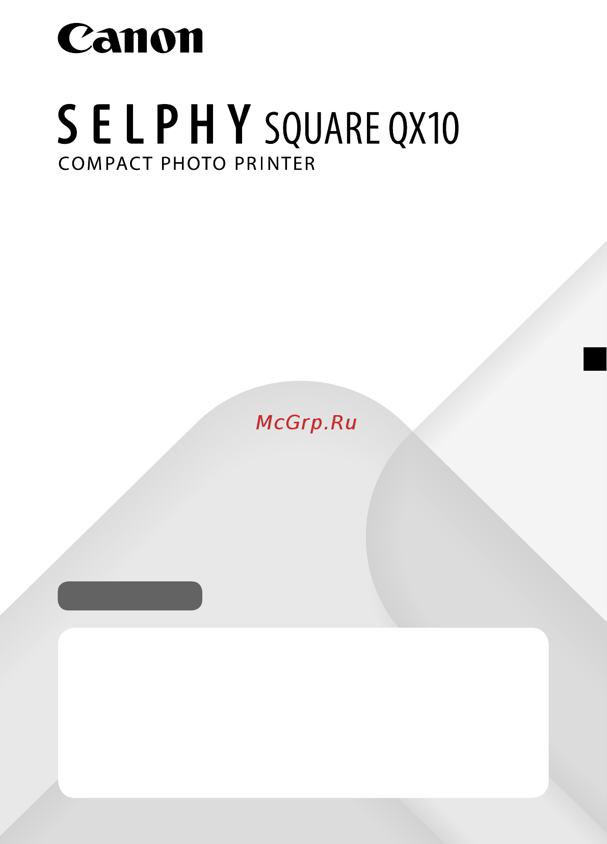 Canon Selphy Square QX10 White [169/580] Handbuch erste schritte