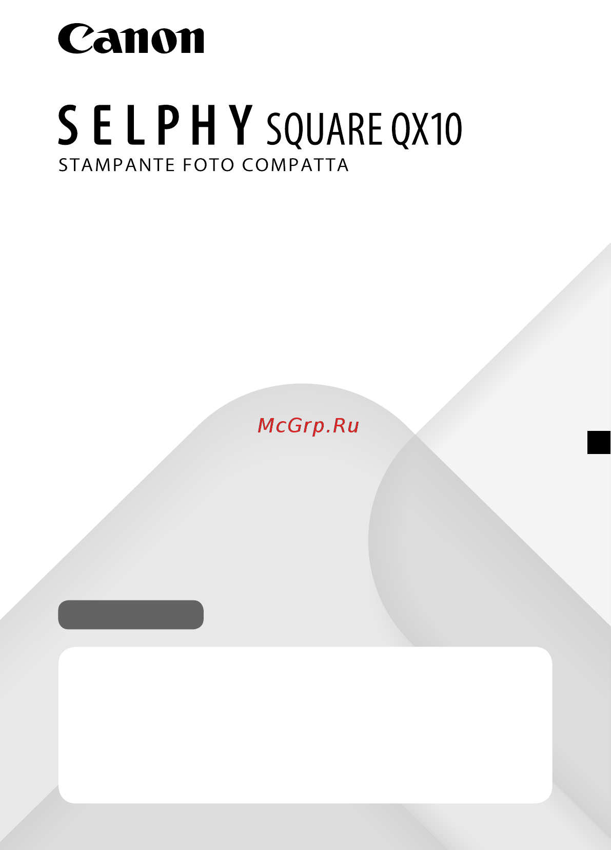 Canon Selphy Square QX10 White [241/580] Guida introduttiva