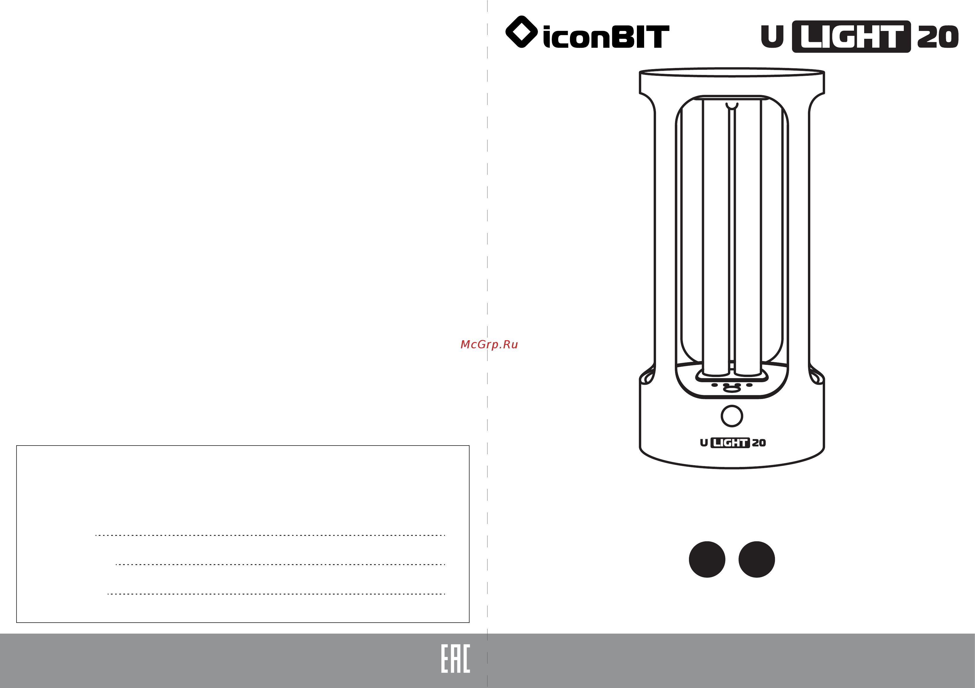 Iconbit U LIGHT 20 (TRS2072) Инструкция по эксплуатации онлайн