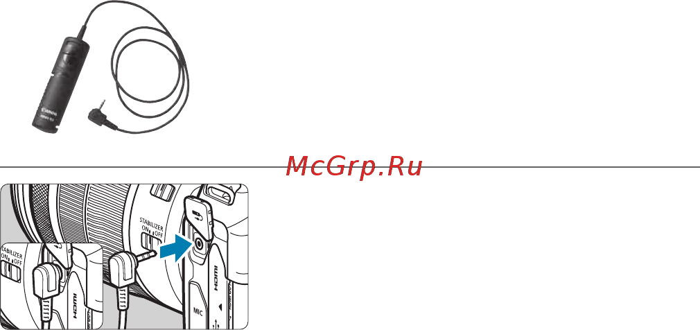 Canon EOS RP RF 24-105 F4-7.1 IS STM [219/614] Использование дистанционного переключателя