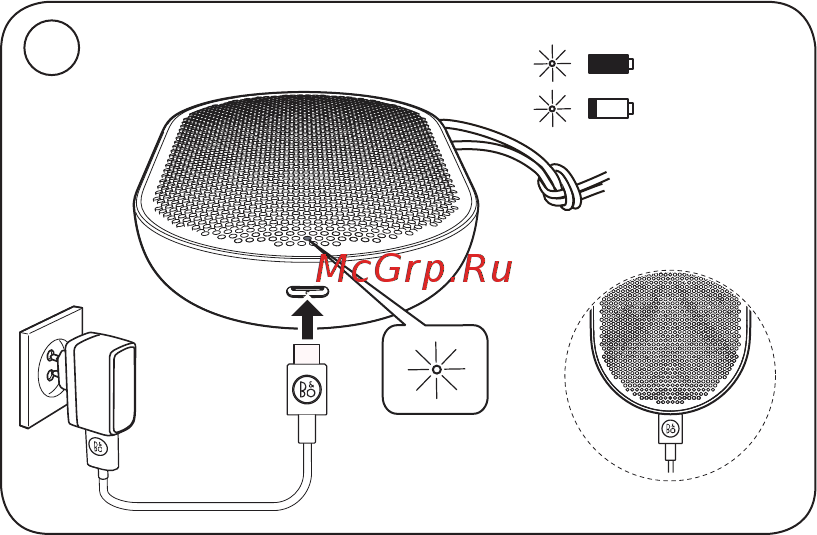 Bang & Olufsen Beoplay P2 Black Инструкция по эксплуатации онлайн [6/50] 555730