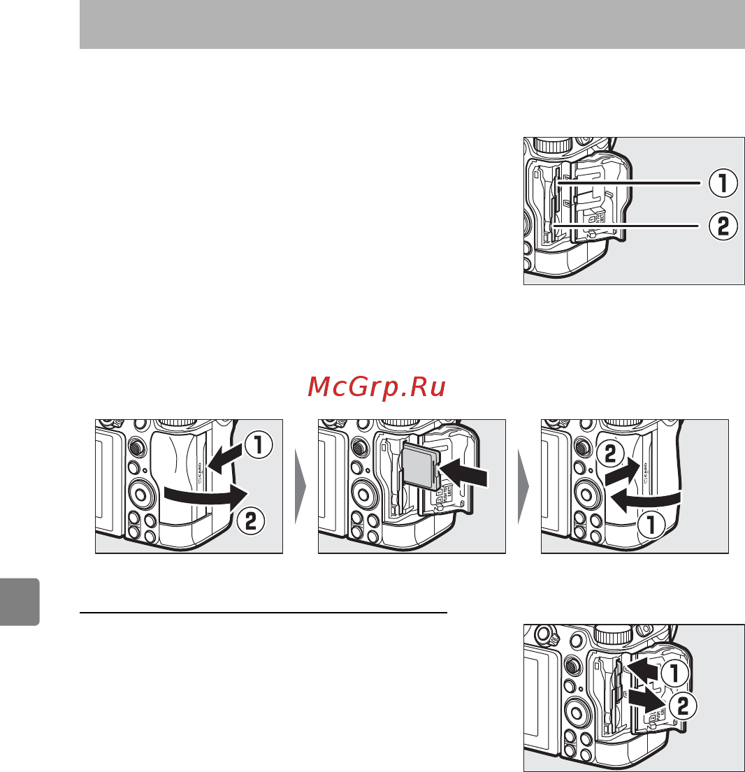 Nikon Z 5 Body + FTZ adapter (VOA040K002) [30/78] Установка карт памяти