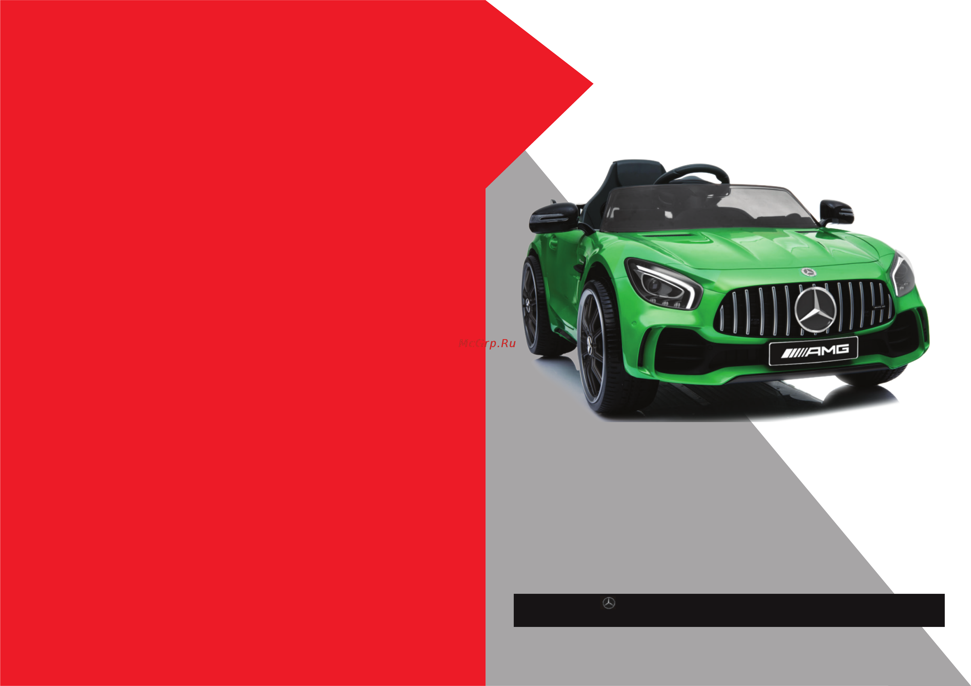 R-Wings Mercedes-Benz GTR AMG 12V, Black (RWE05) Инструкция по эксплуатации онлайн
