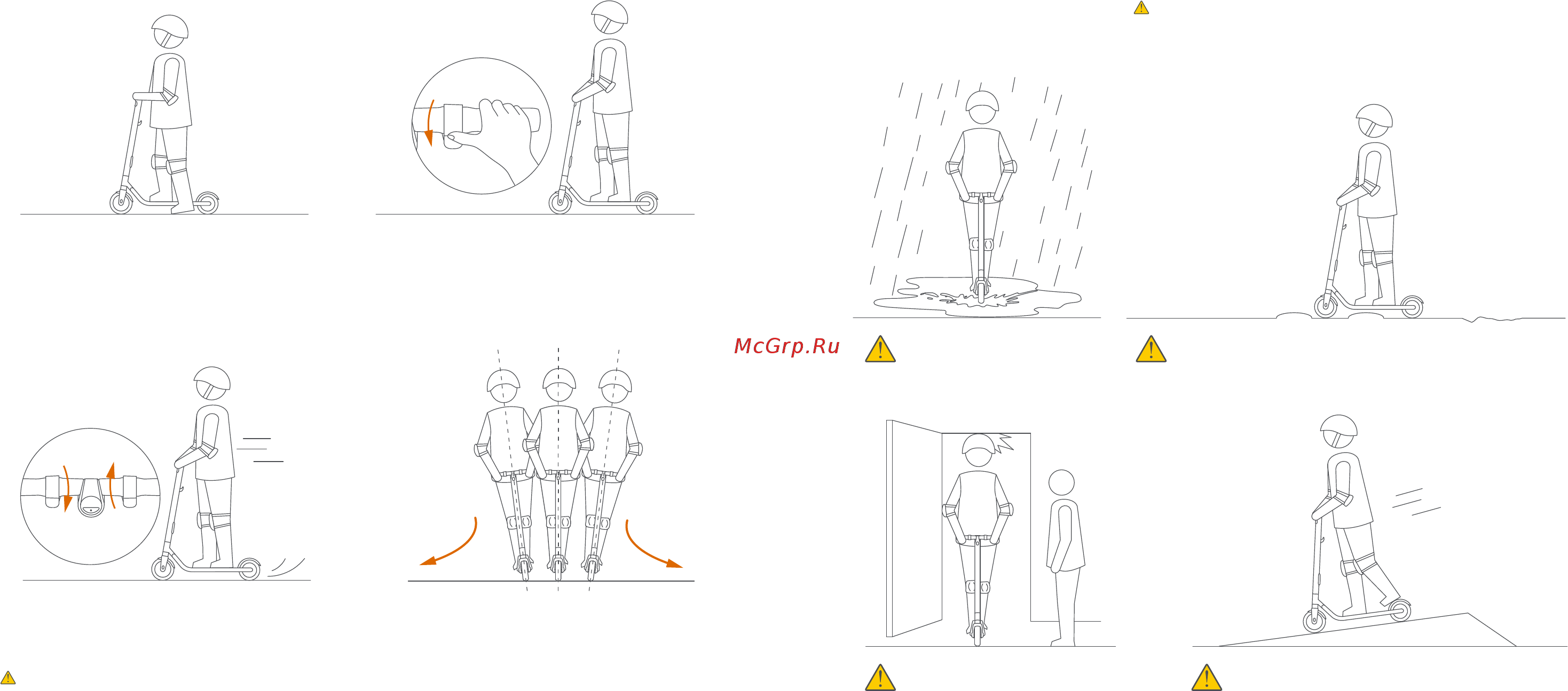 Ninebot by Segway KickScooter E25 Bl [20/65] 경고