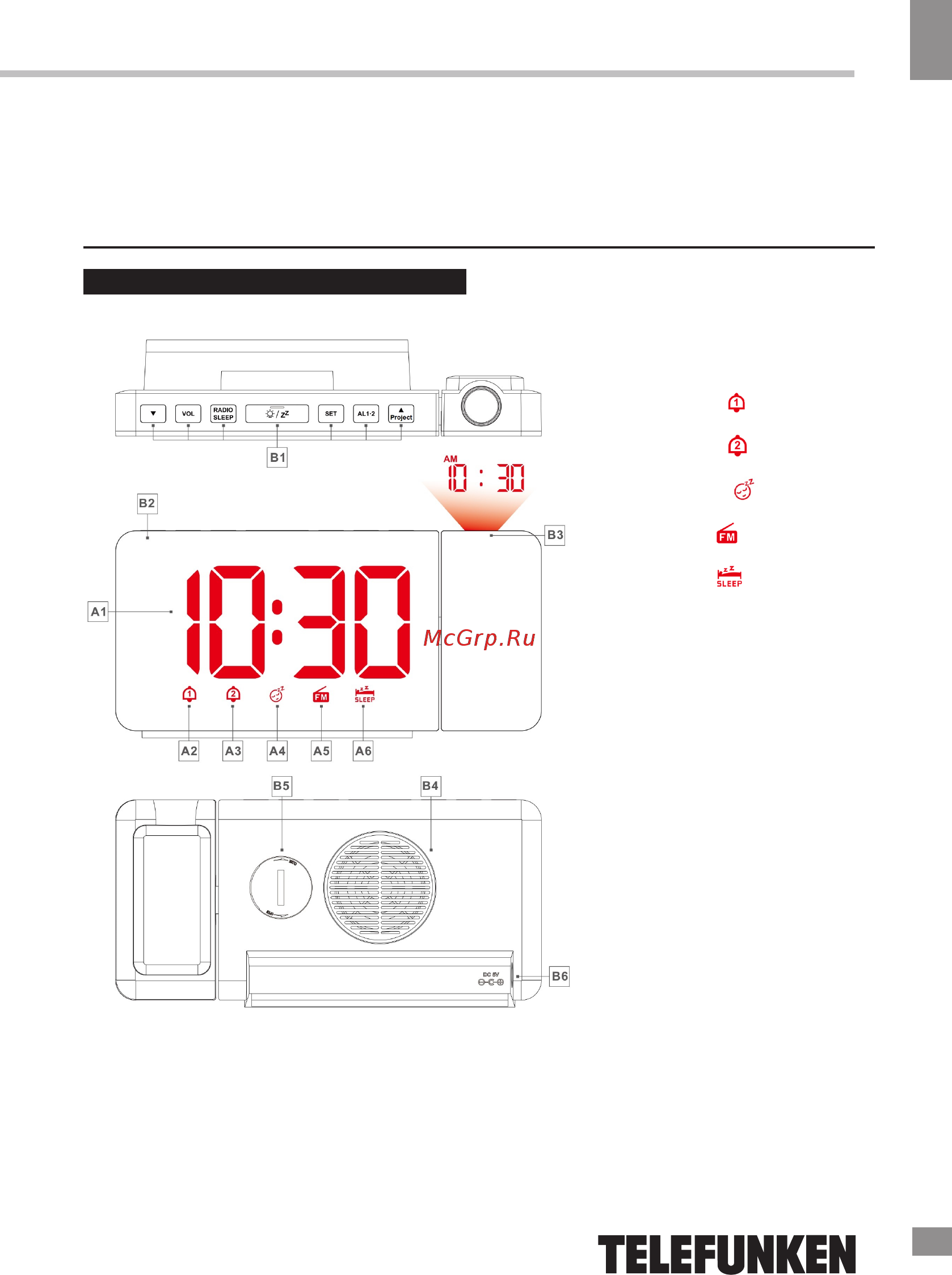 Telefunken TF-1709 [3/16] Instruction manual