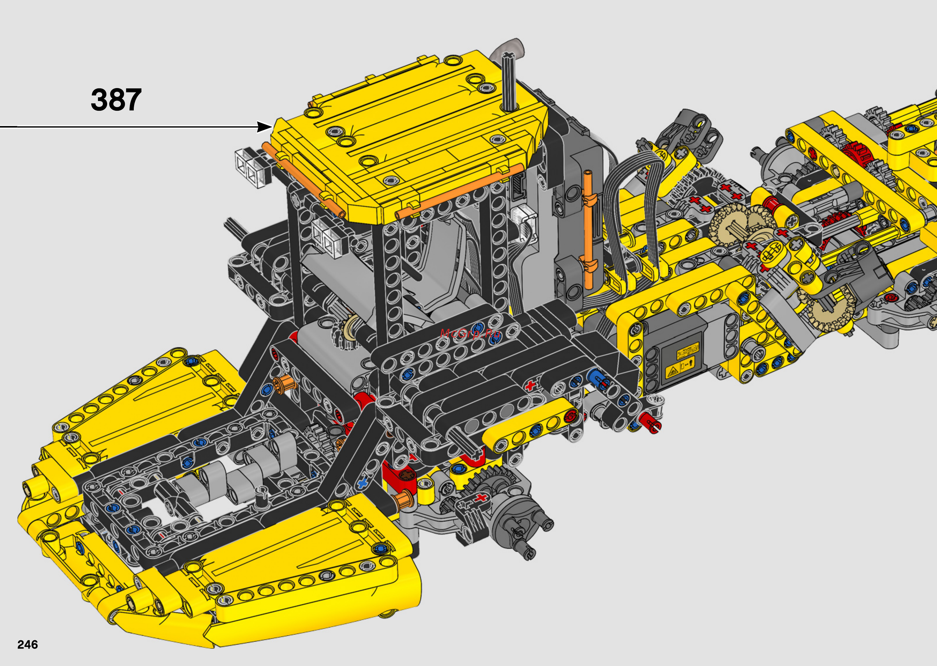 Lego Technic: Самосвал Volvo (42114) Инструкция по эксплуатации онлайн [246/456] 556215