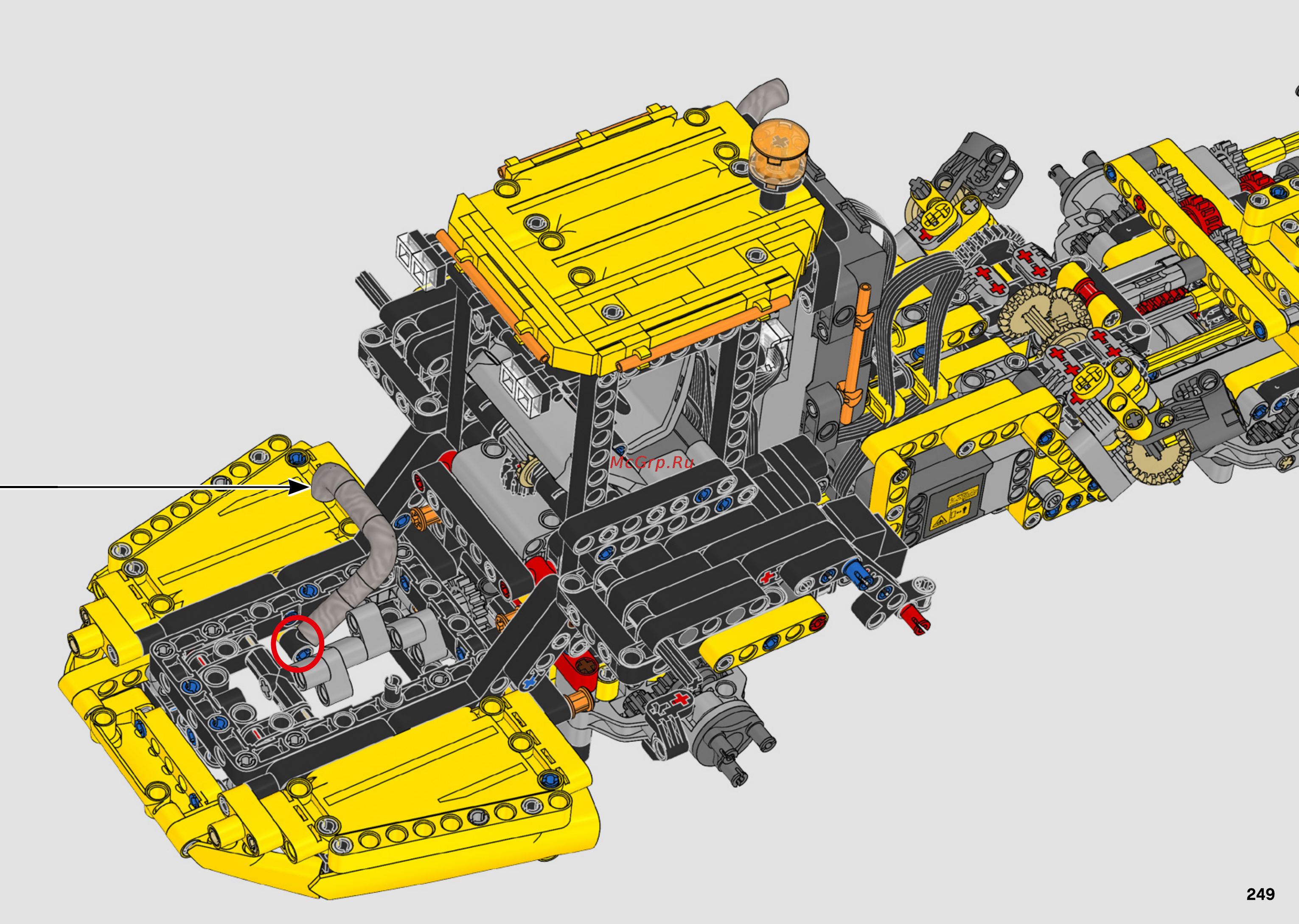 Lego Technic: Самосвал Volvo (42114) Инструкция по эксплуатации онлайн [249/456] 556215