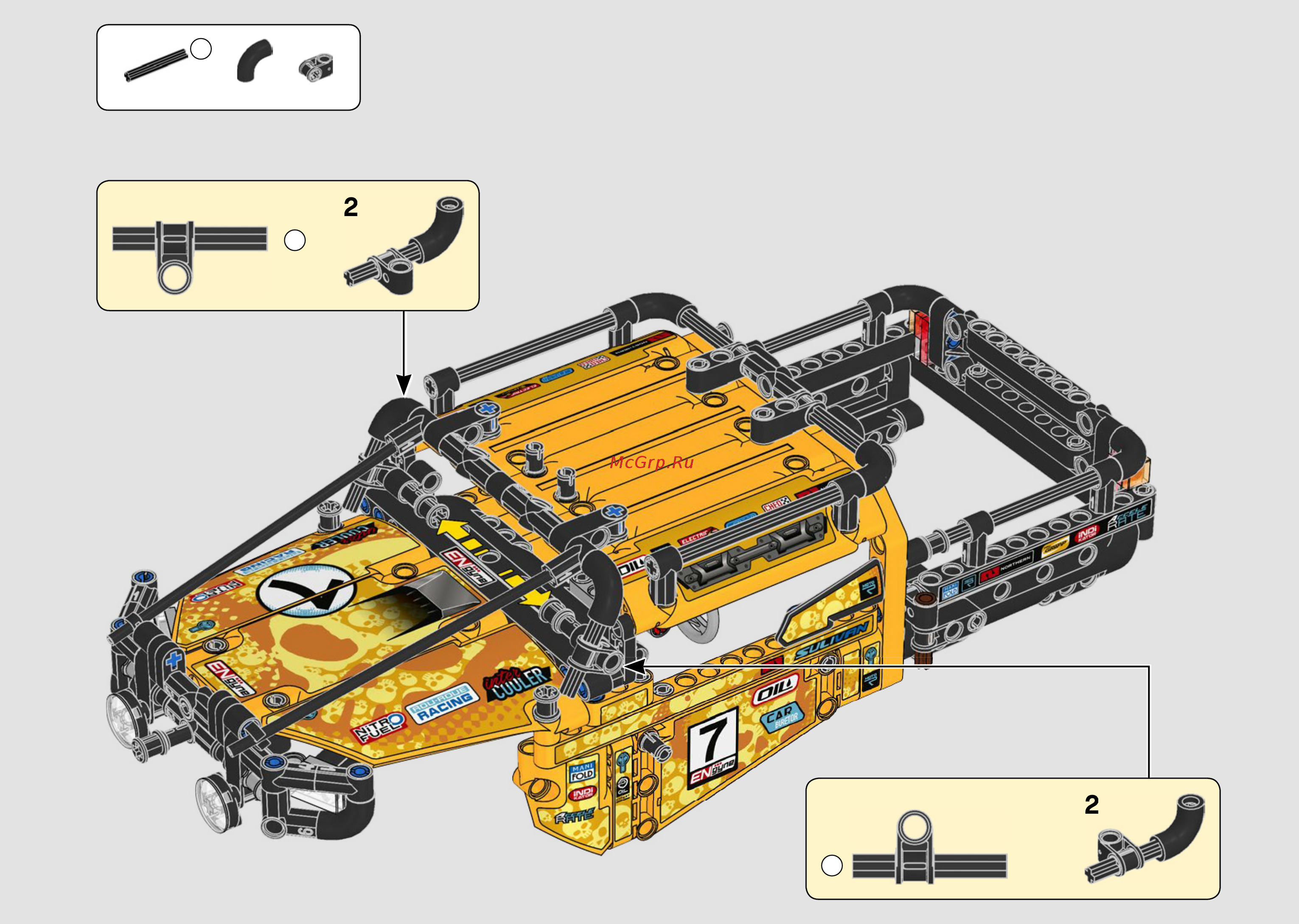 Lego Technic: Экстремальный внедорожник (42099) Инструкция по эксплуатации онлайн [205/224] 556223