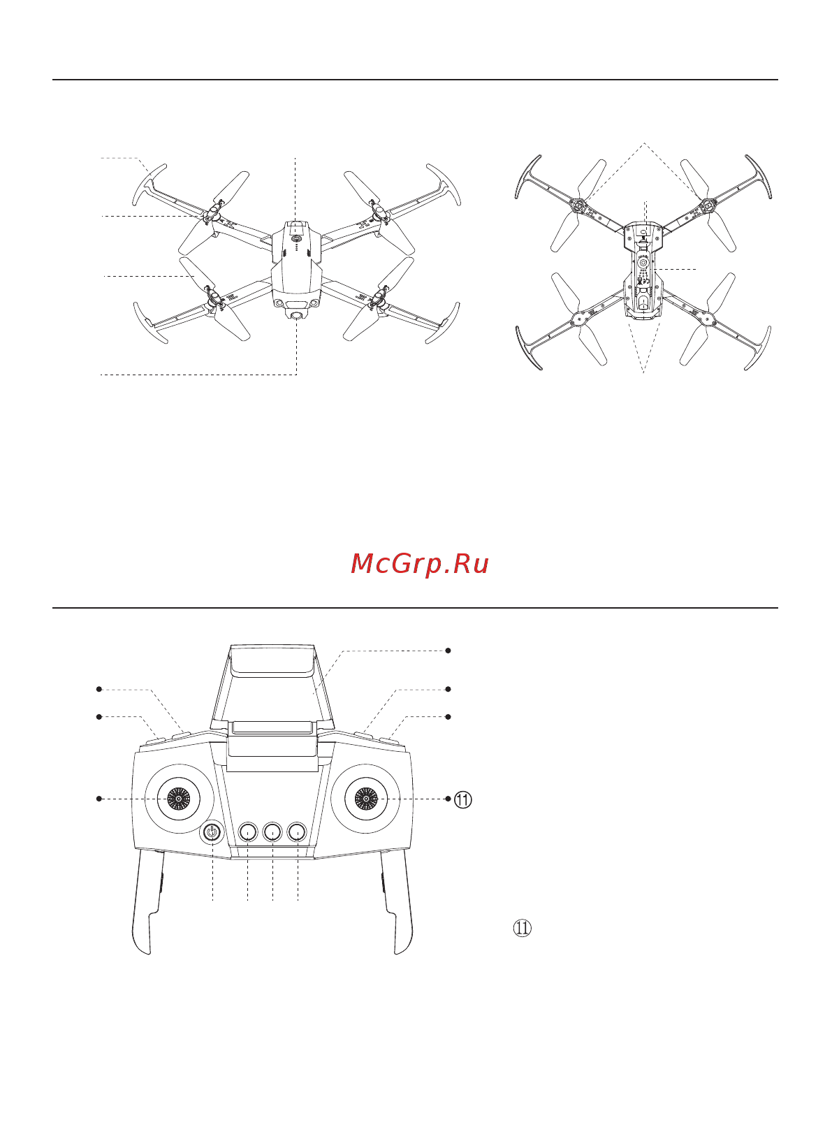 Syma Z6 (FPV, GPS, 2.4G, с сумкой) [4/16] Пульт дистанционного управления ду