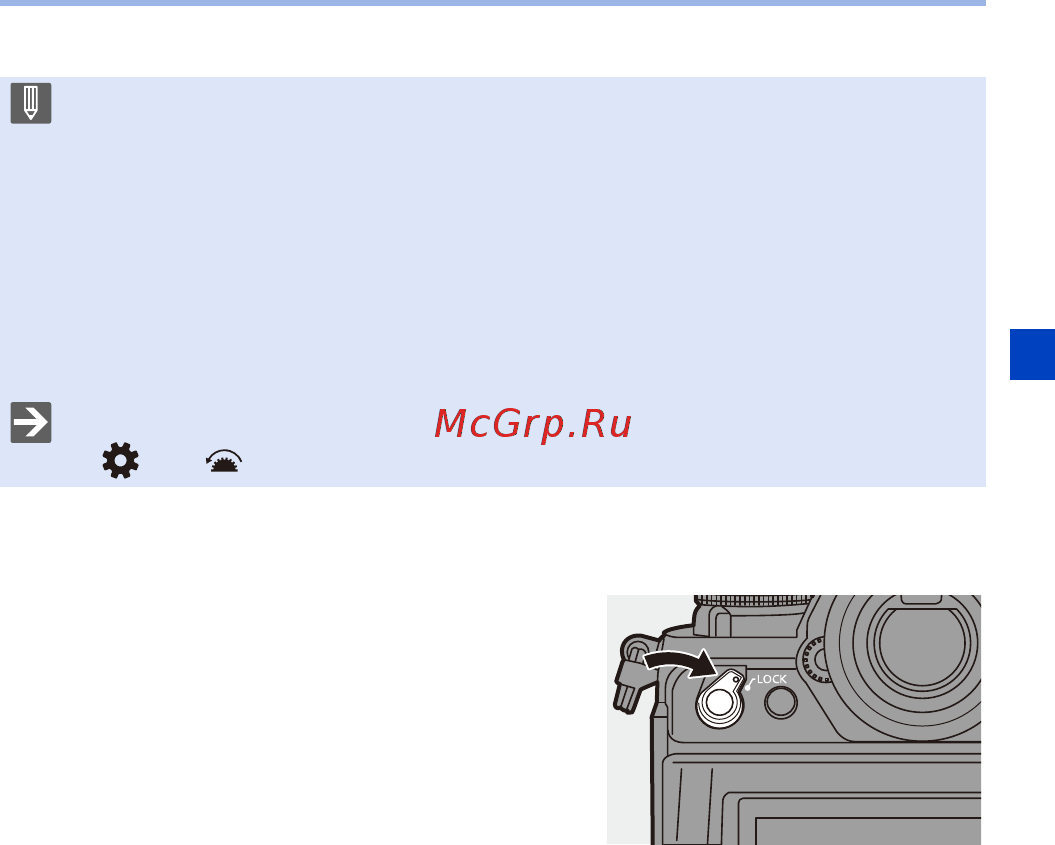 Panasonic Lumix S DC-S1H [67/655] Рычажок блокировки управления