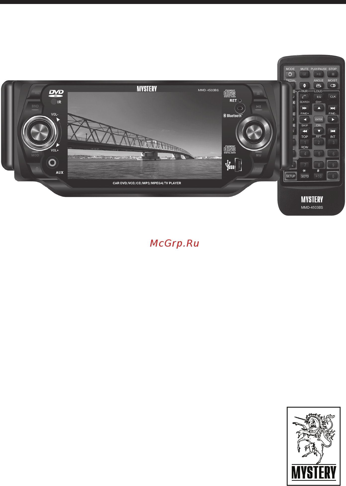 Mystery MMD-4503 BS Инструкция по эксплуатации онлайн
