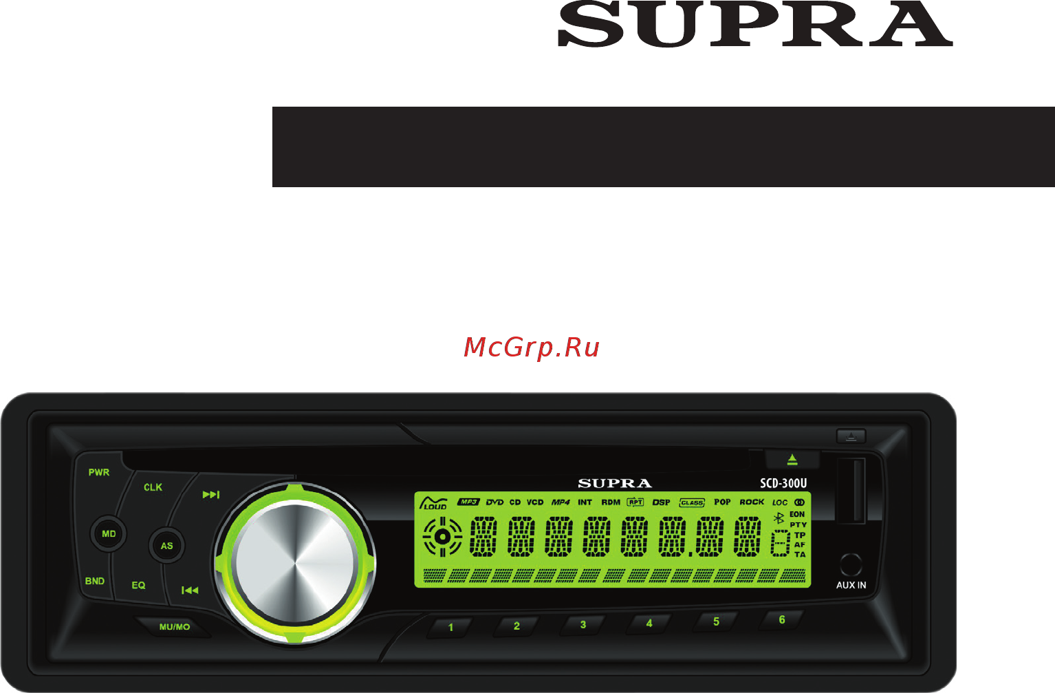 Supra SCD-300 U Инструкция по эксплуатации онлайн