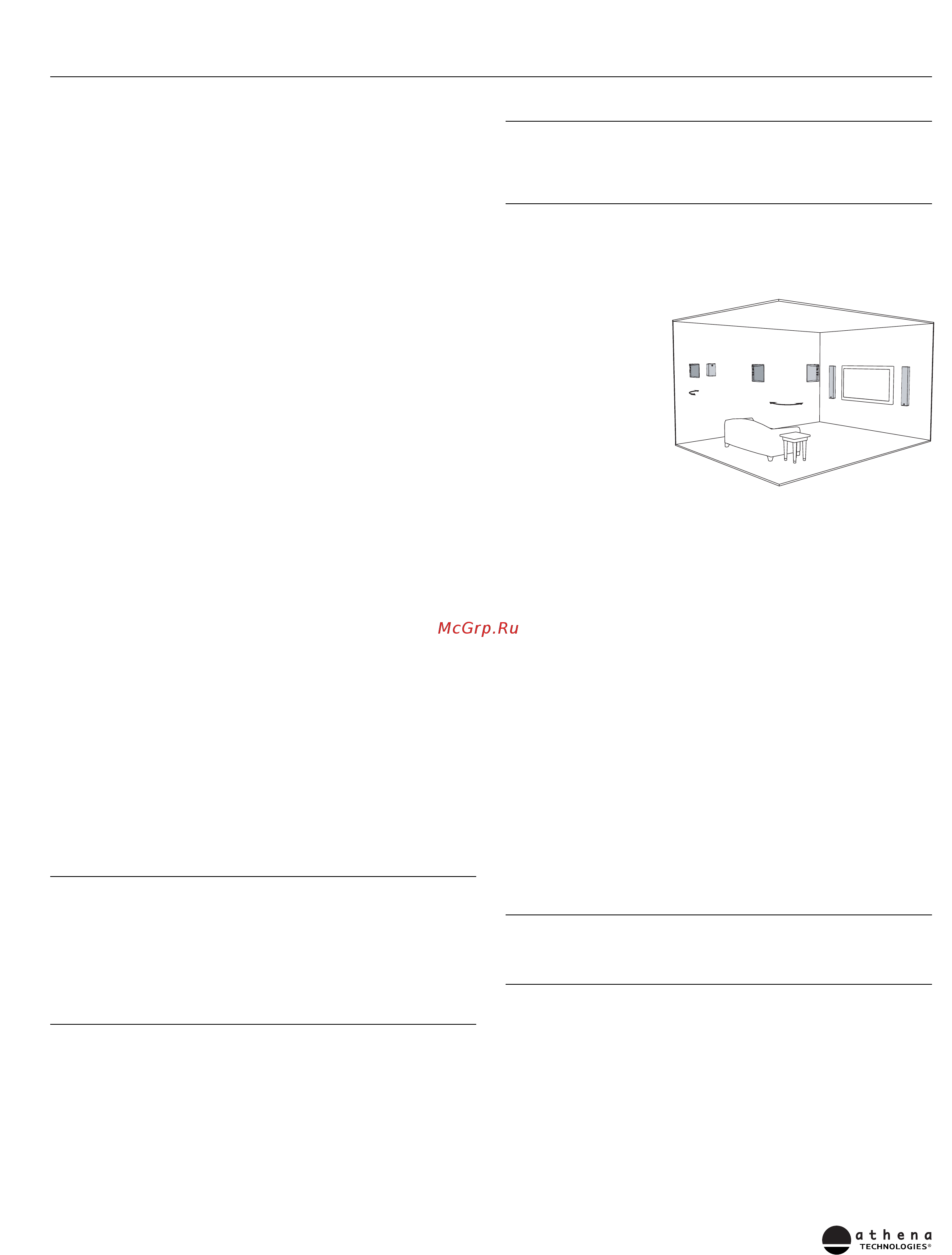 Athena WS-60 LCR S [16/24] M a n u a l d o p r o p r i e t á r i o
