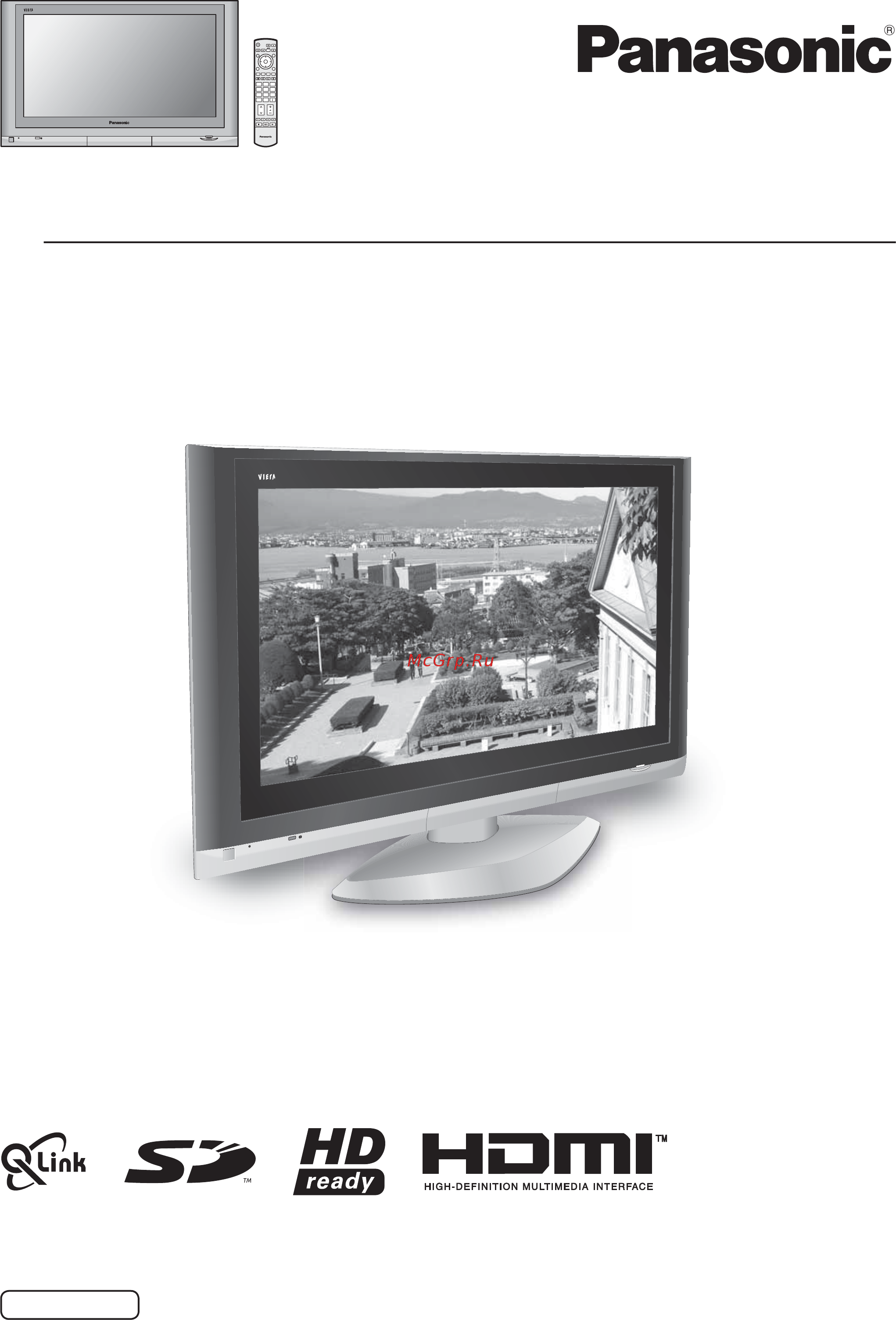 Panasonic TH-42 PV500 R Инструкция по эксплуатации онлайн