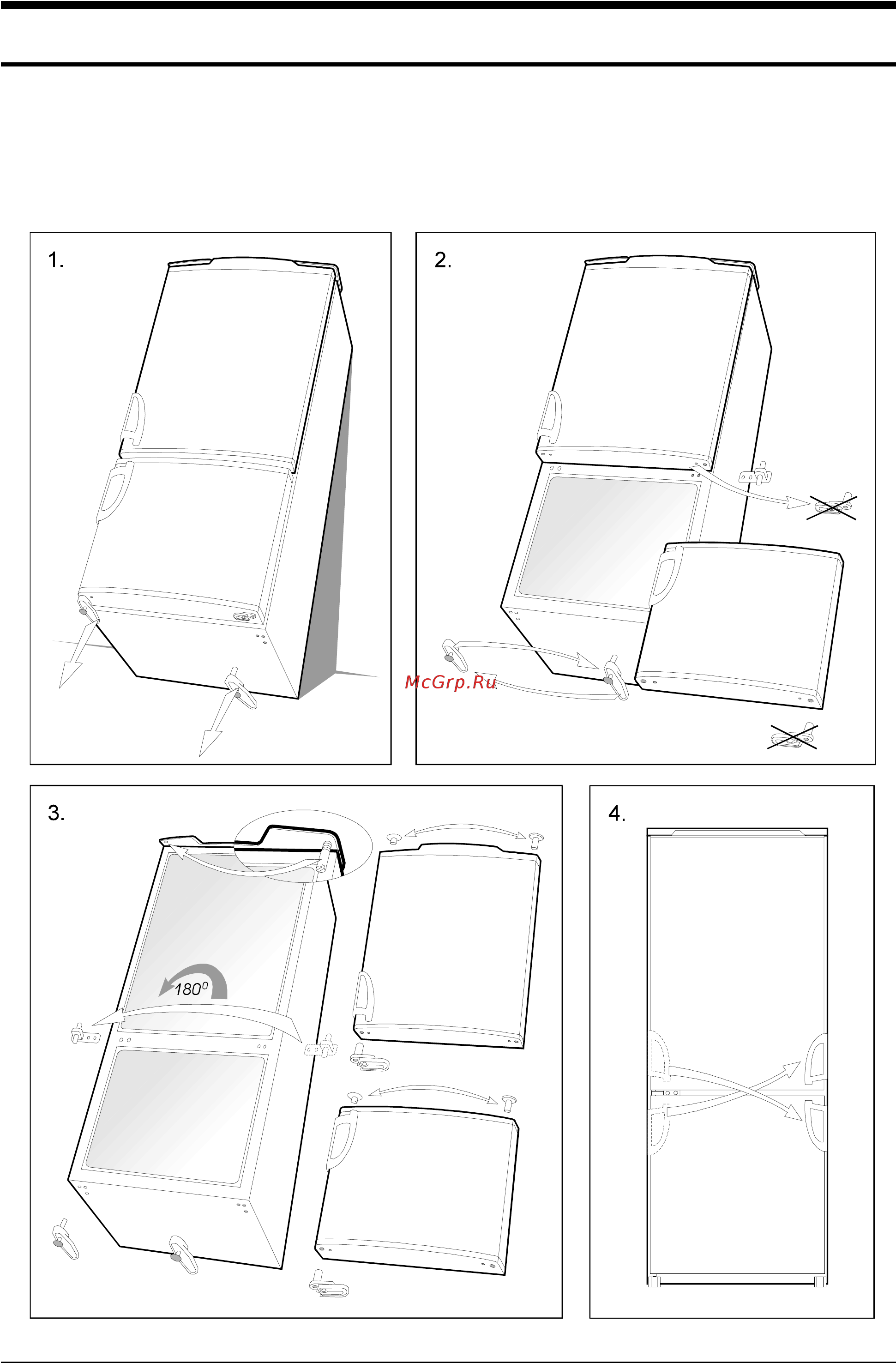 Gorenje RK 41295 E [11/15] Изменение направления открывания дверцы