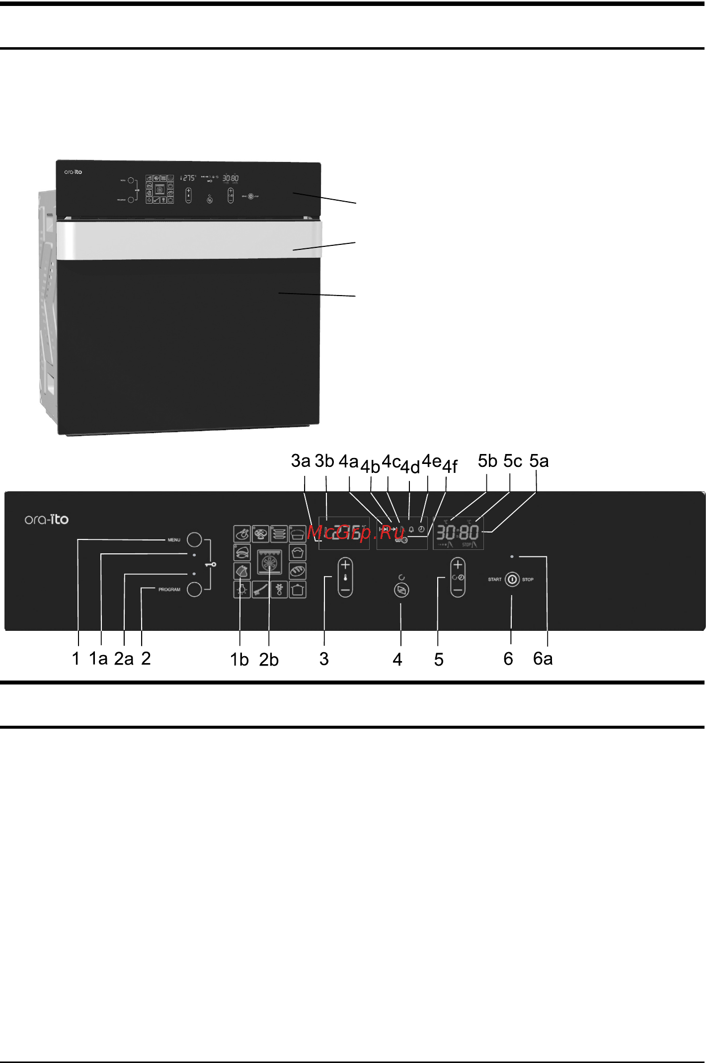 Gorenje B1 ORA-W [3/30] Описание аппарата