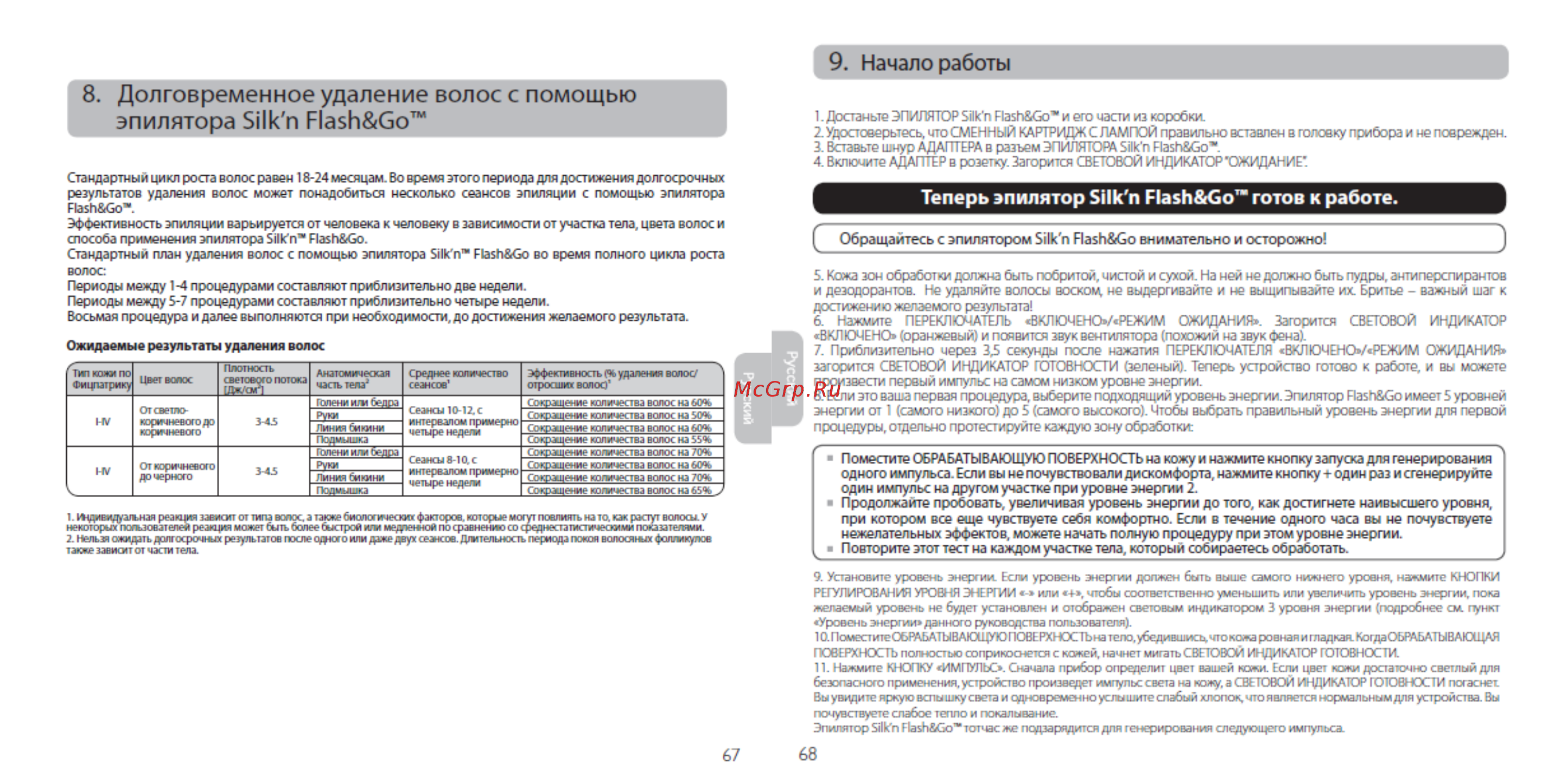 Noname FLASH GO LUX [6/9] Долговременное удаление волос с помощью
