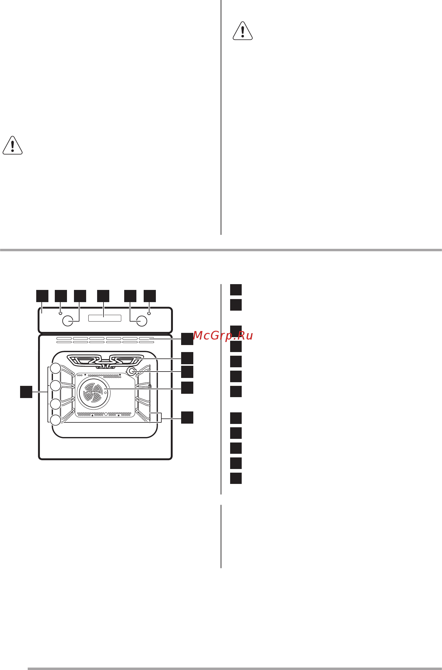Zanussi OPZB4210B [26/68] Внутреннее освещение