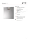Gorenje DFD 72ST Инструкция по эксплуатации