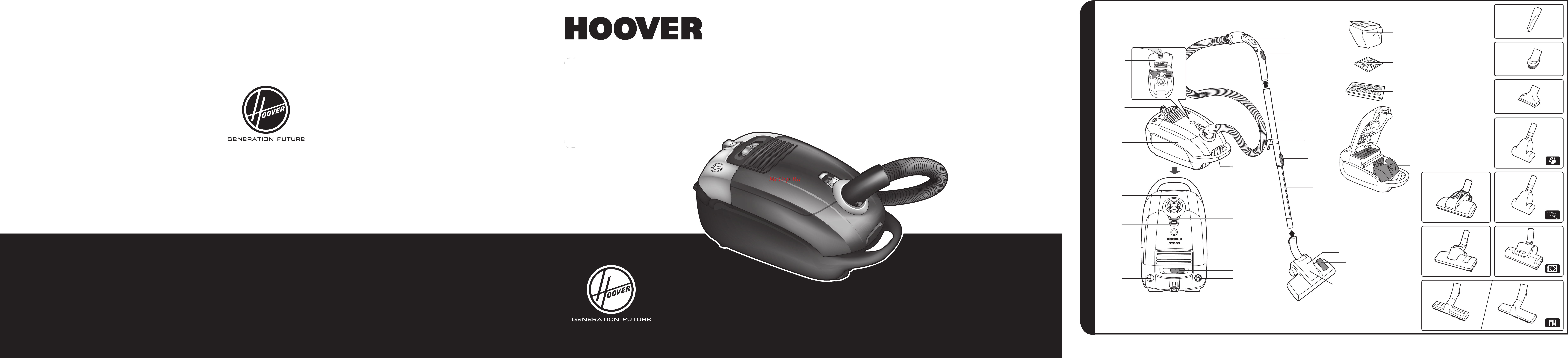 Hoover TAT2421 019 Инструкция по эксплуатации онлайн