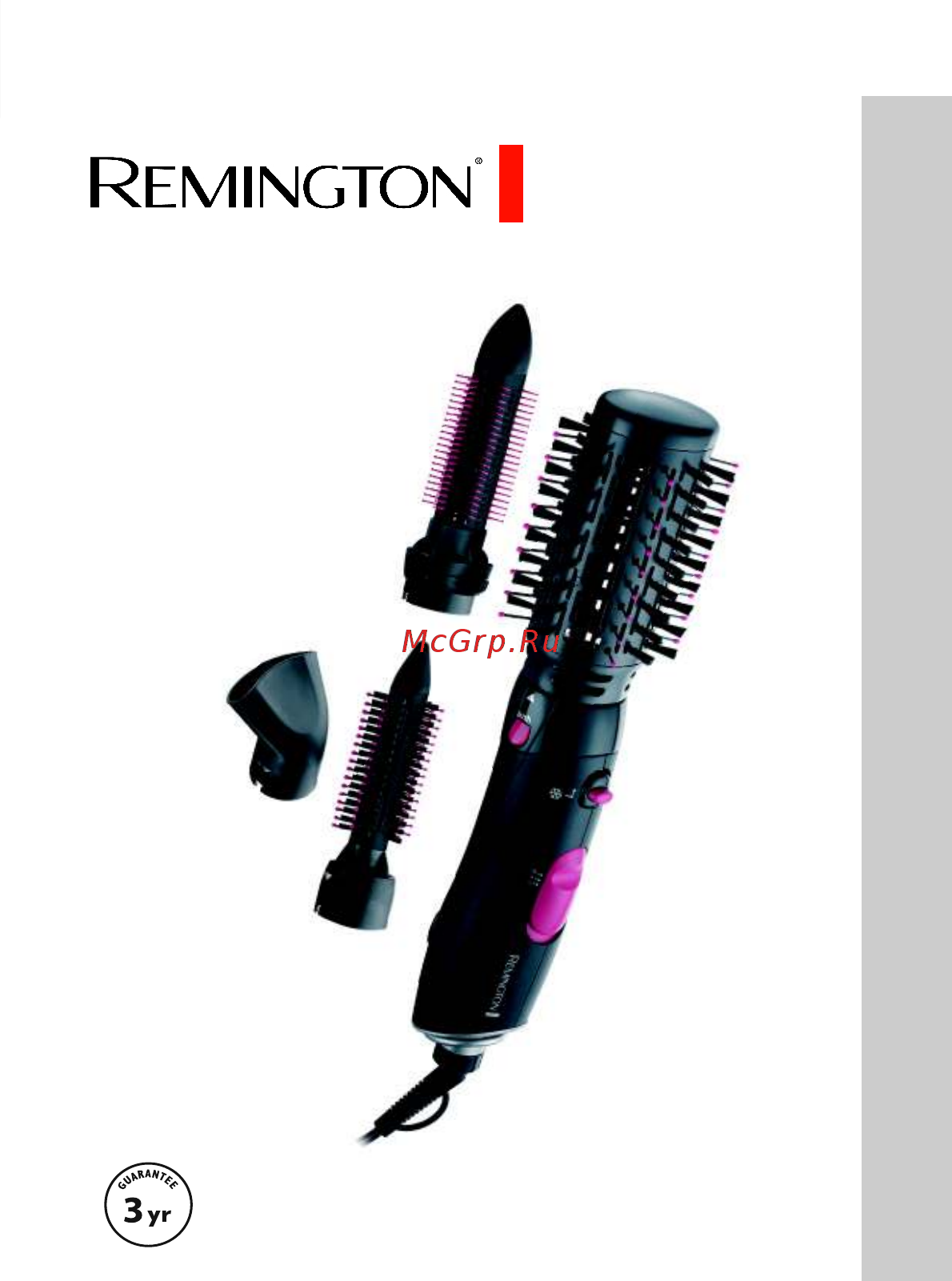 Remington Volume and Curl AS7051 Инструкция по эксплуатации онлайн