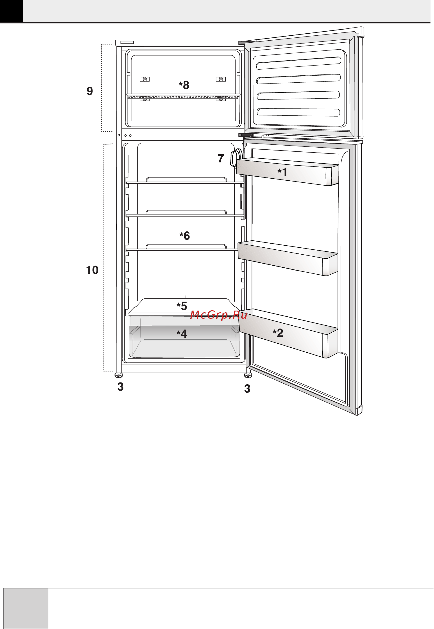 Beko DSF5240M00W [38/52] Your refrigerator