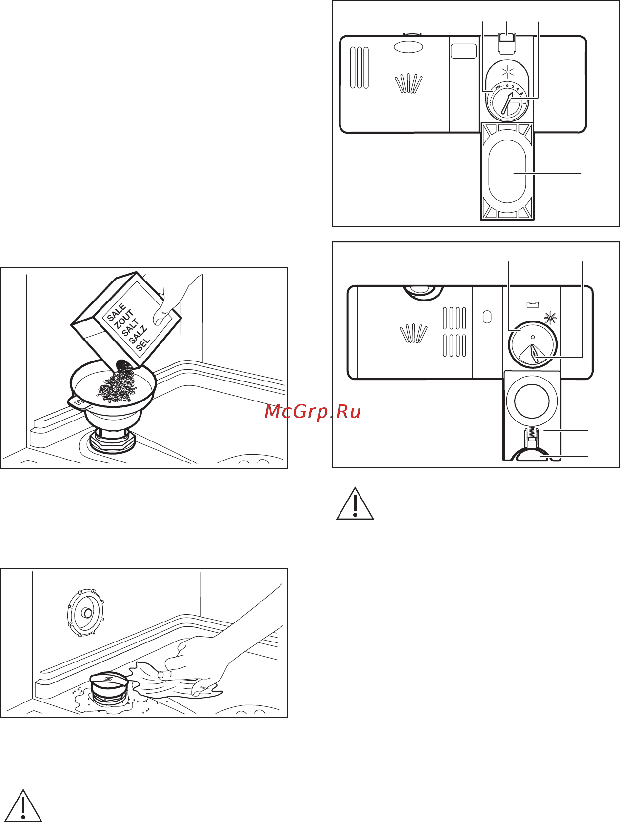 Electrolux ESF9452LOX [14/52] Наполнение емкости для соли