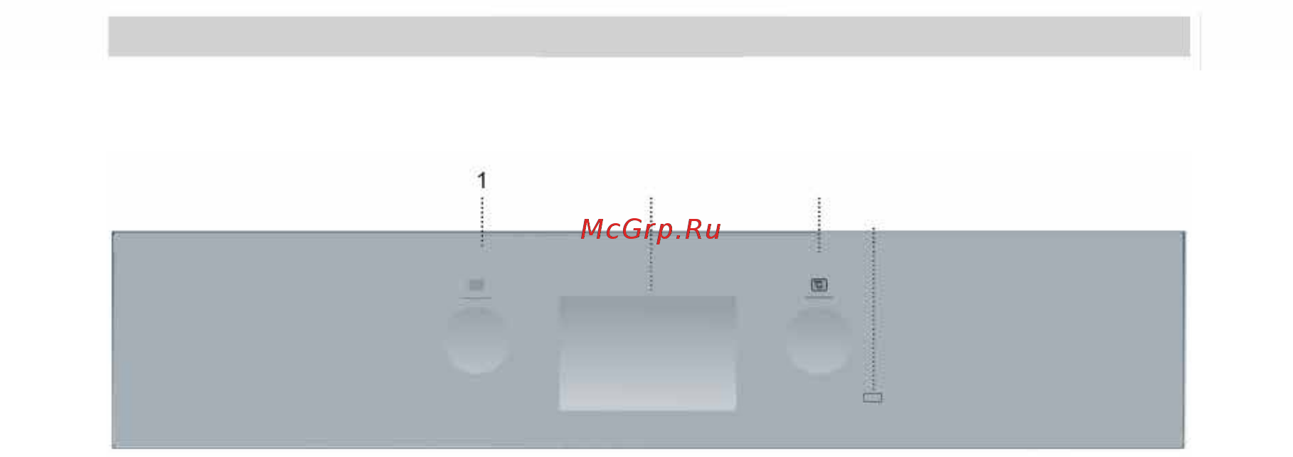 Teka HO 725G WH [2/52] Control panel