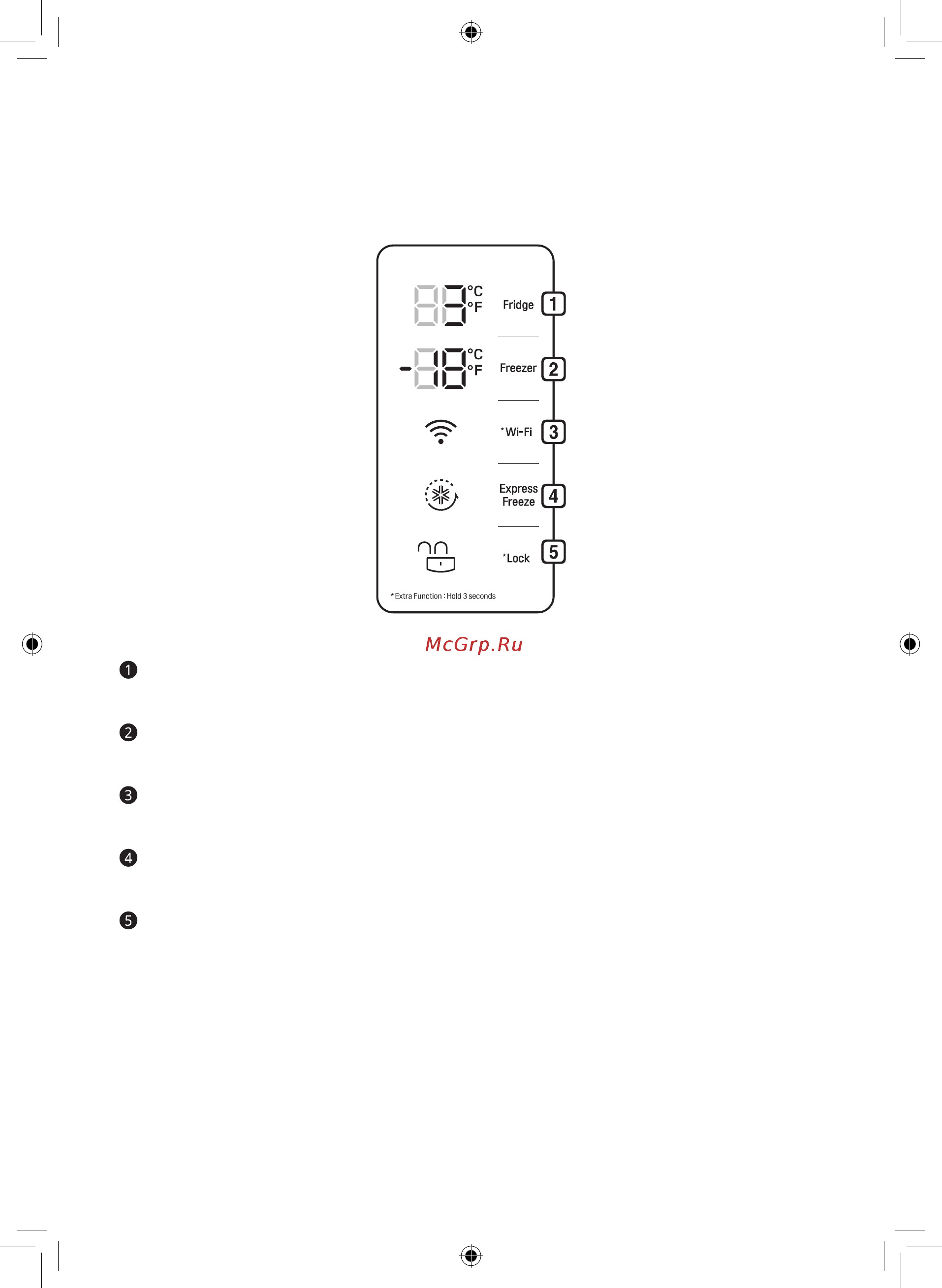LG InstaView GC-Q22FTBKL [103/122] Басқару панелін пайдалану
