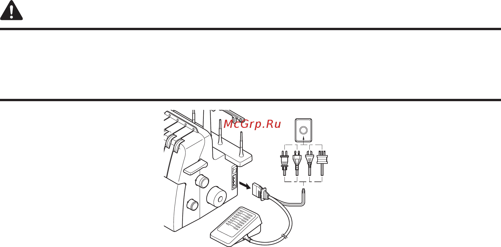 Brother HF 4000 ST [3/40] Внимание