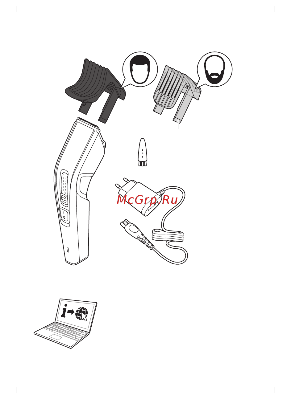 Philips HC3504/15 Инструкция по эксплуатации онлайн [2/12] 558730